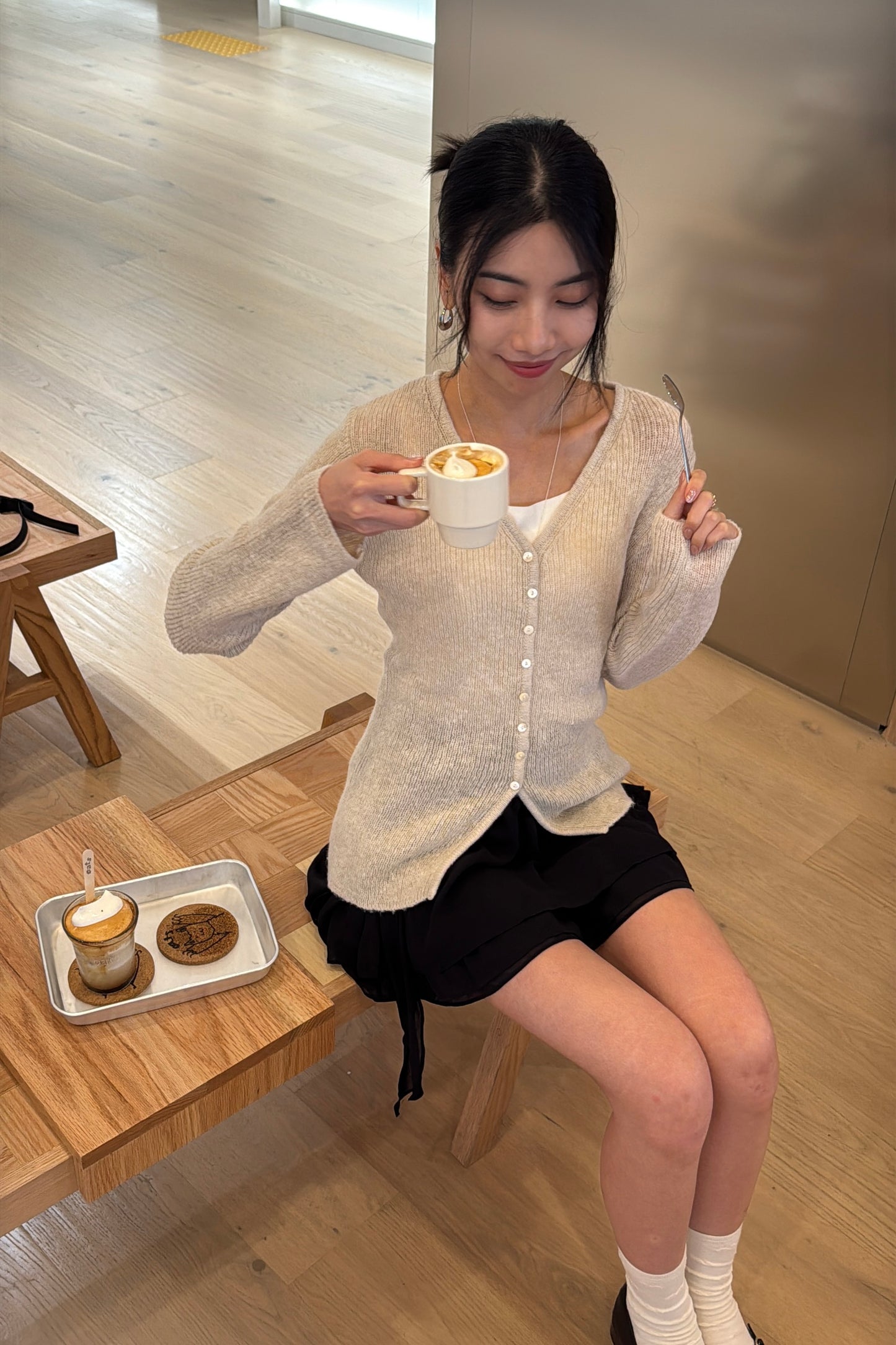 𝐒𝐞𝐩🇰🇷 V-neck Longline Knit