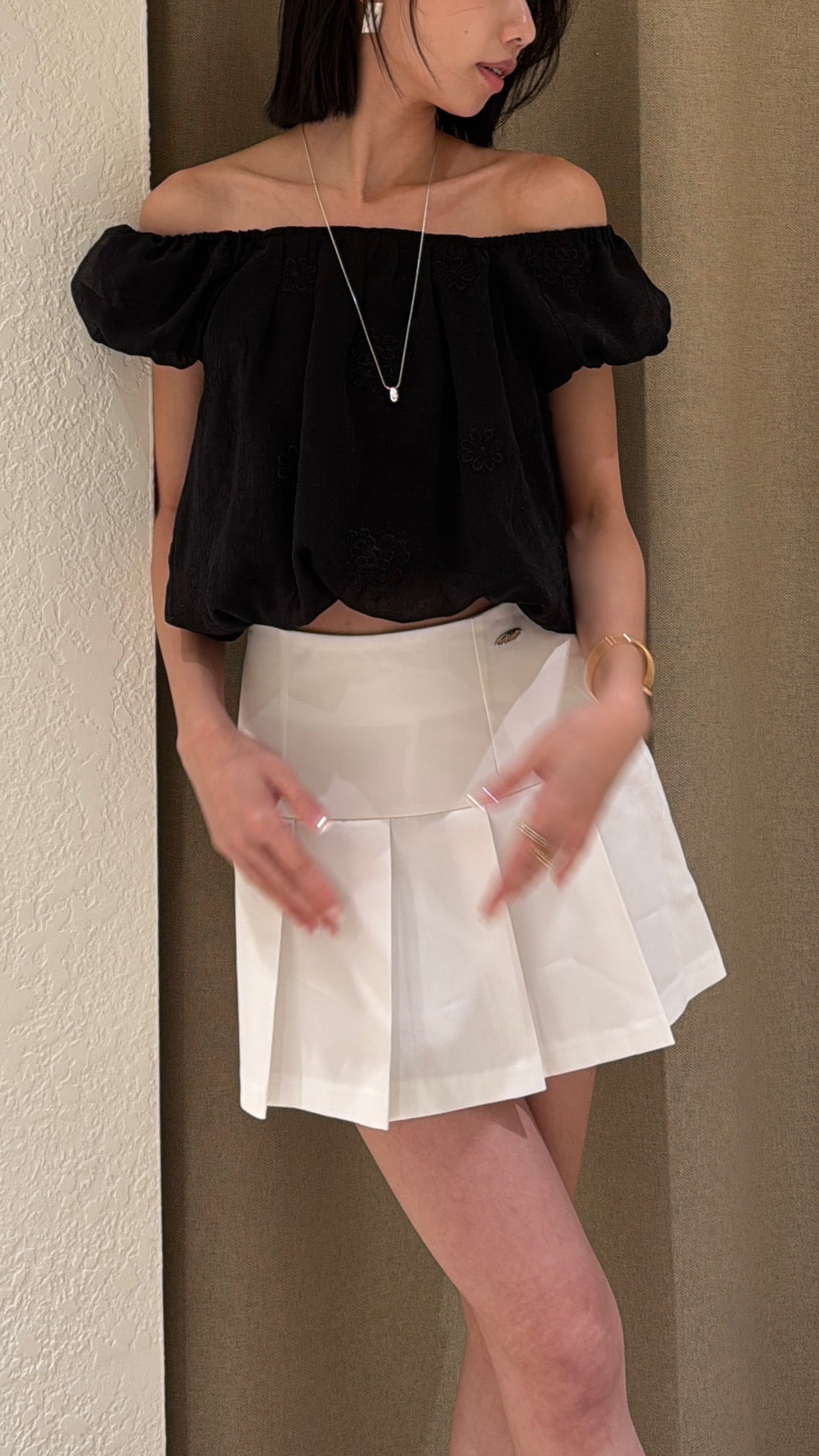 〖少女可愛〗 Bloom Puff Top & Flare Mini Skort ✨Best套裝 【原價$950】
