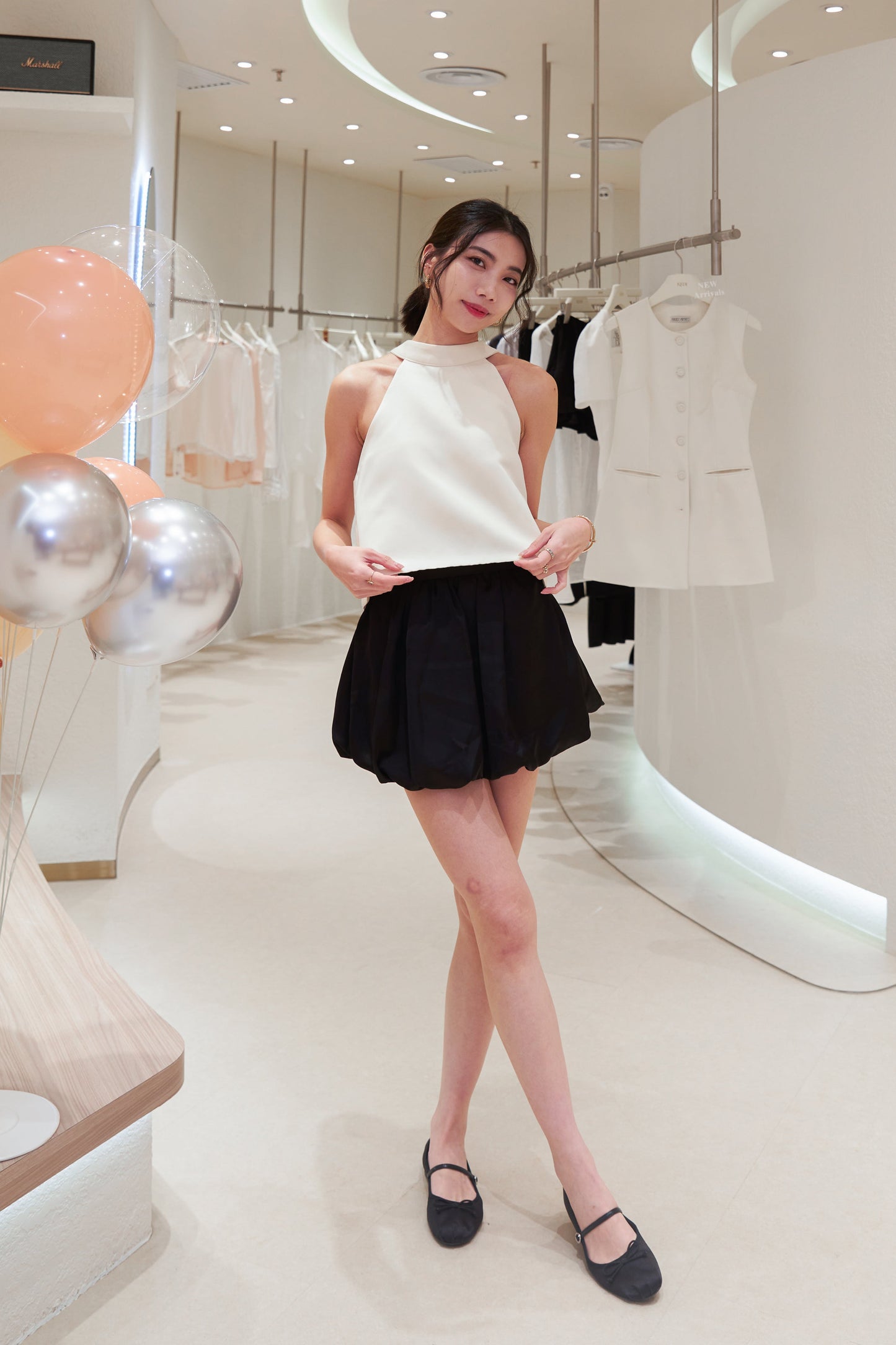 Satin Bubble Skirt ᵇᵉˢᵗ ⁱᵗᵉᵐ
