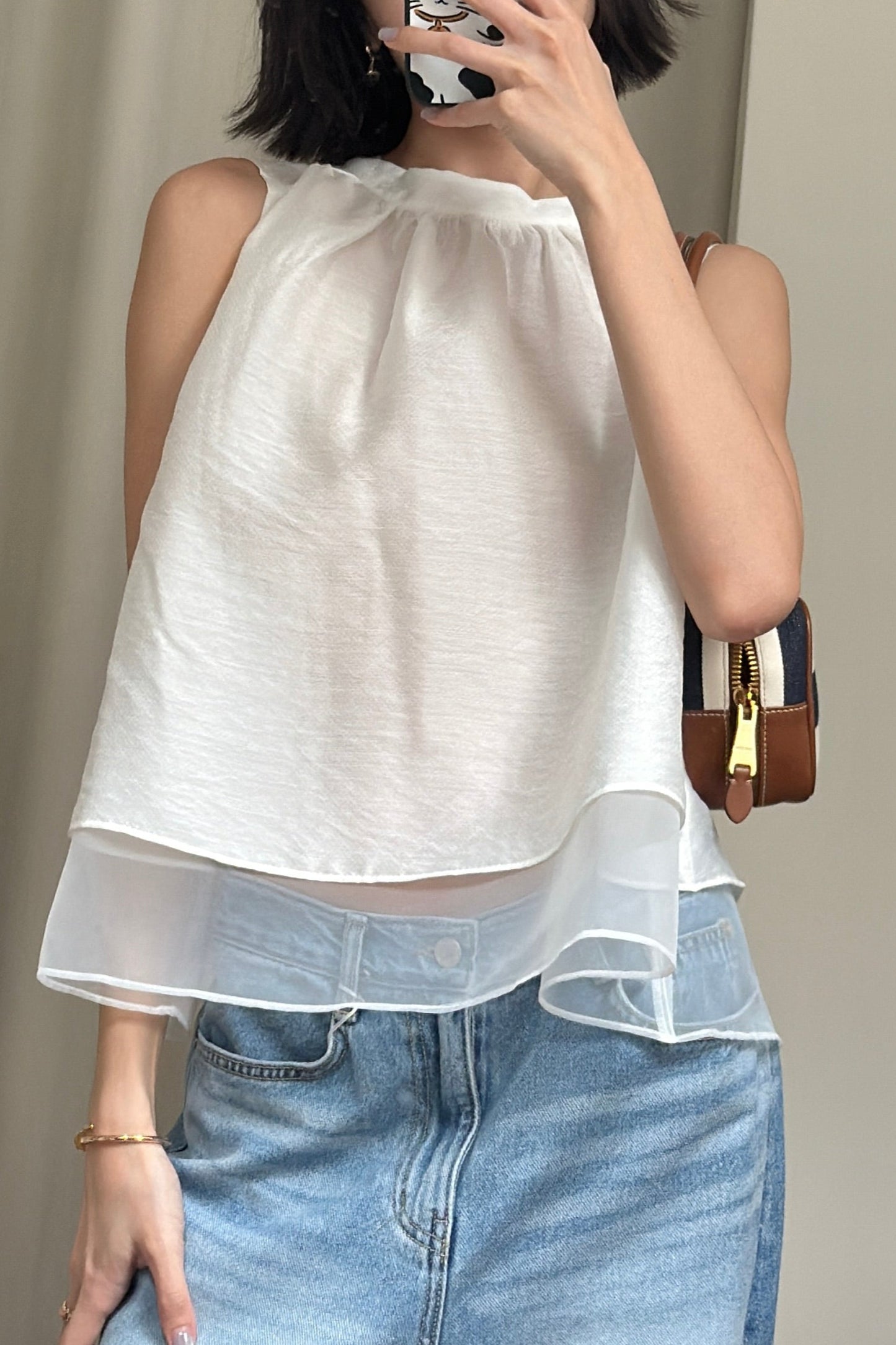 ℰ́𝓉ℯ́ Layered Veil Top ᵇᵉˢᵗ ⁱᵗᵉᵐ