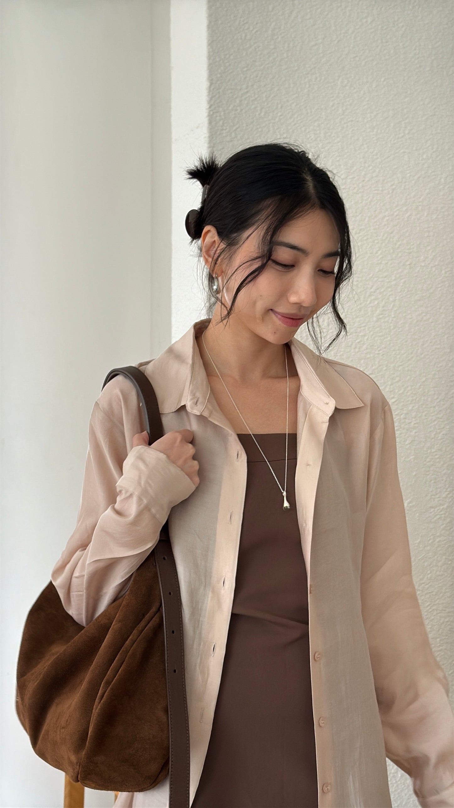 𝐒𝐞𝐩🇰🇷 Tencil Duo Layer Shirt Set