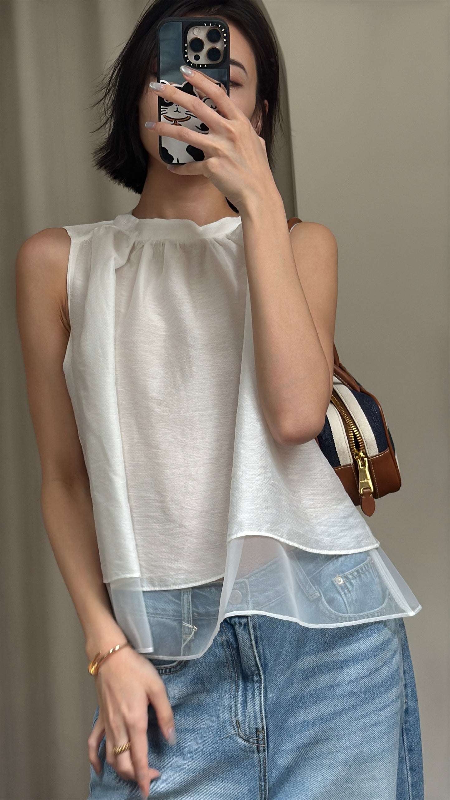 ℰ́𝓉ℯ́ Layered Veil Top ᵇᵉˢᵗ ⁱᵗᵉᵐ