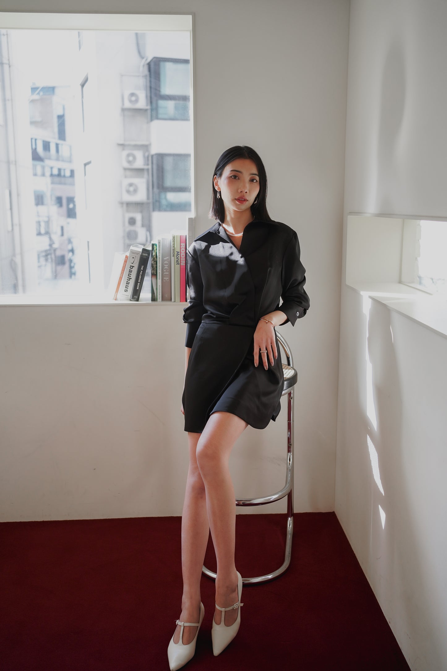 Silky Shirt Dress 𝙎𝙖𝙡𝙚❣️