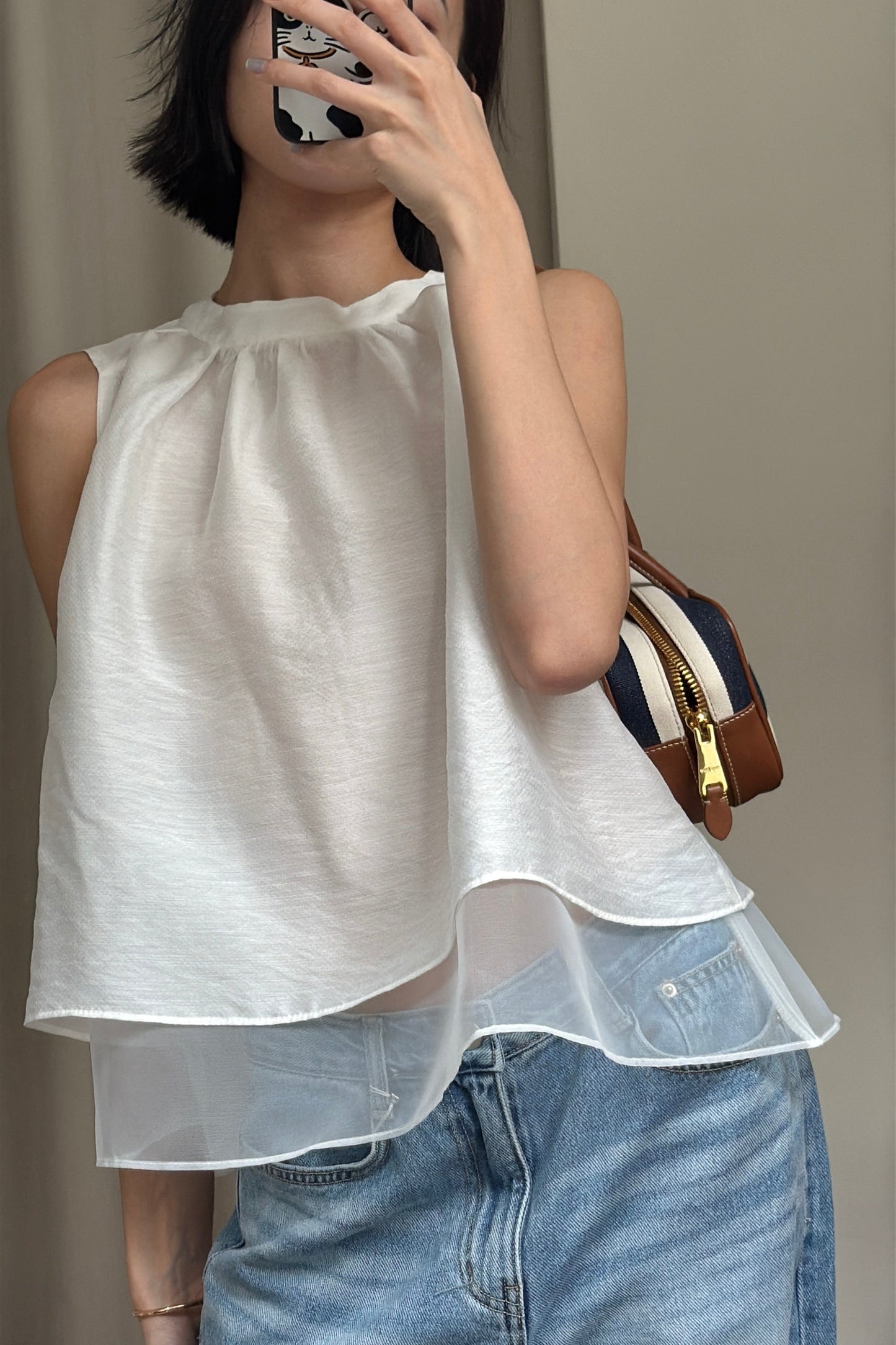 ℰ́𝓉ℯ́ Layered Veil Top ᵇᵉˢᵗ ⁱᵗᵉᵐ