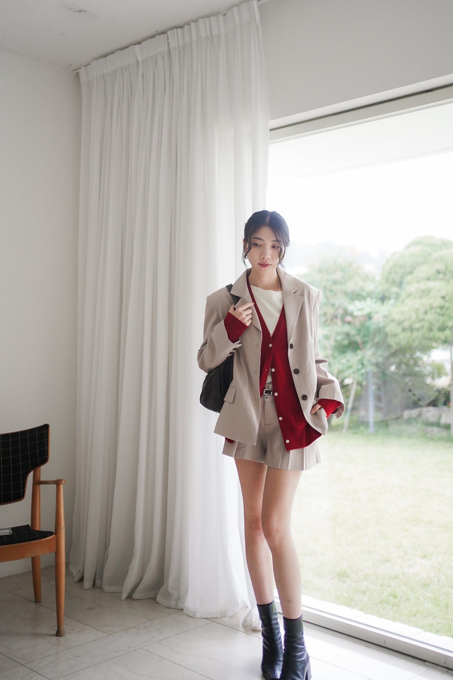 𝐒𝐞𝐩🇰🇷 Taupe City Shorts