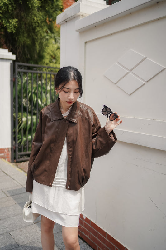 𝐒𝐞𝐩 【秋天必入classics】 Muse Leather Jacket