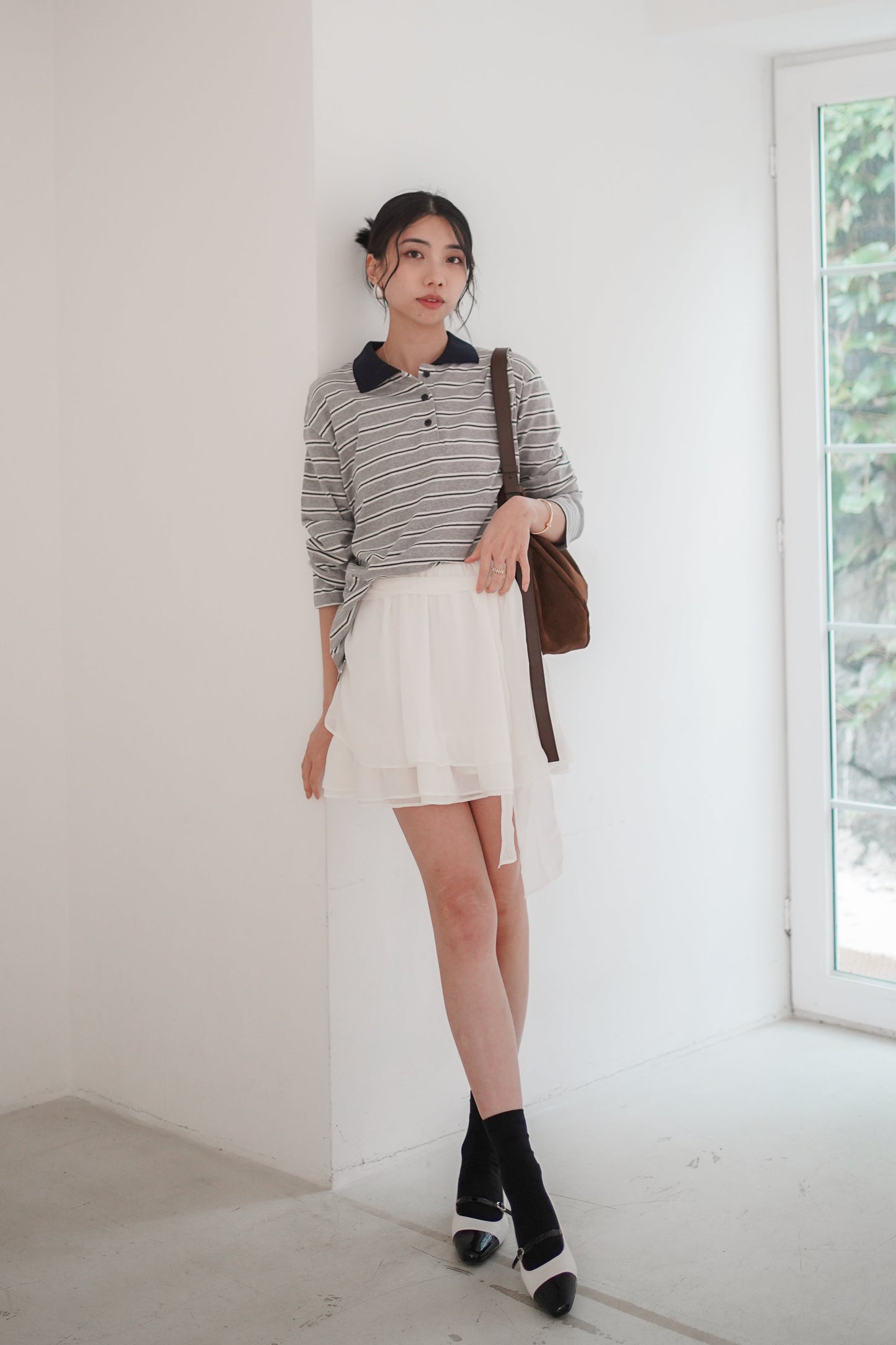 𝐒𝐞𝐩🇰🇷 Cambridge Stripes Cotton Polo