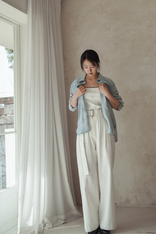 Linen Belted Pants