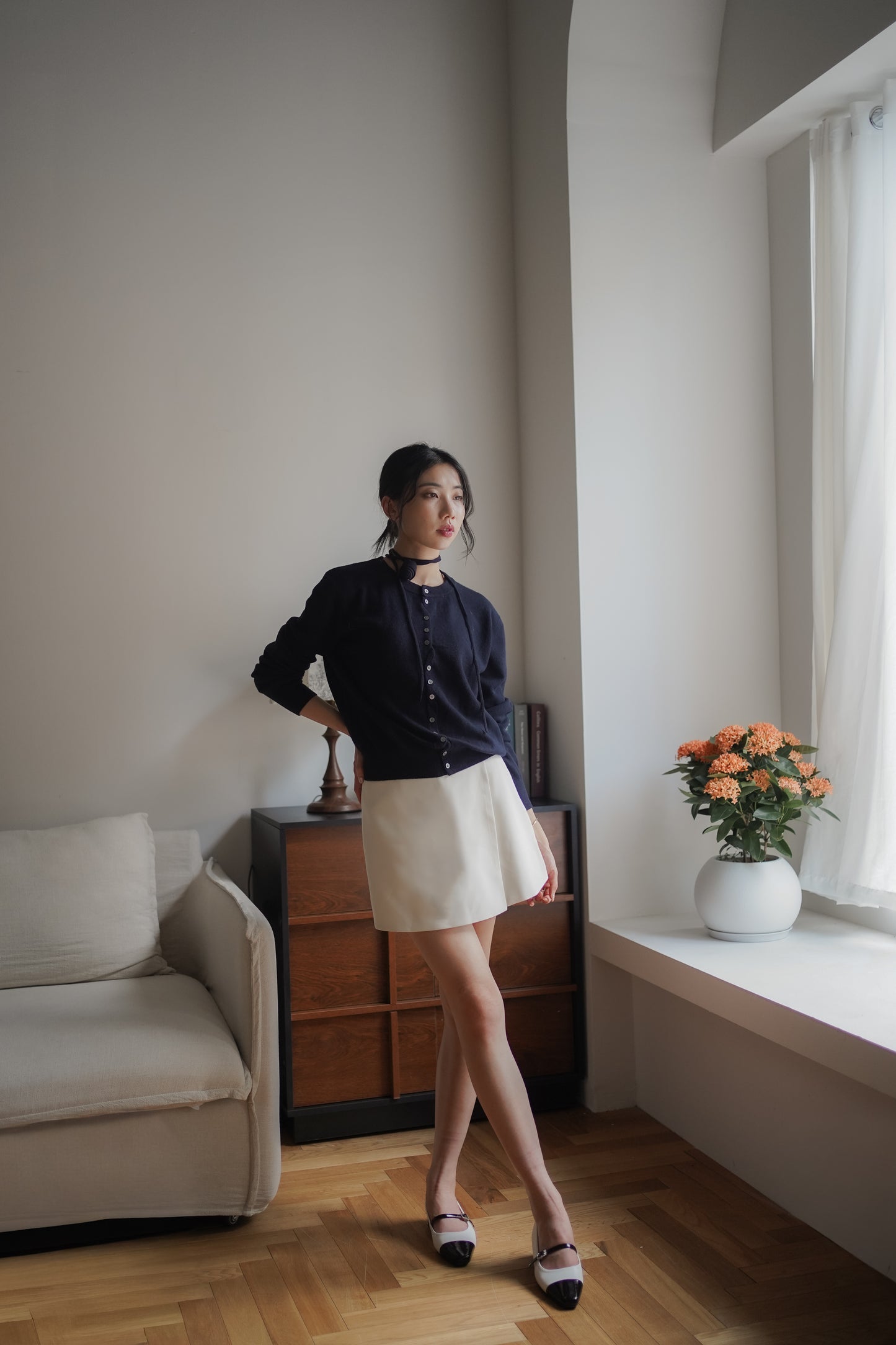 𝐊𝐞𝐝𝐢 𝐱 𝐓𝐡𝐞 𝐊𝐨𝐫𝐧𝐞𝐫 Buckle Mary Jane - White