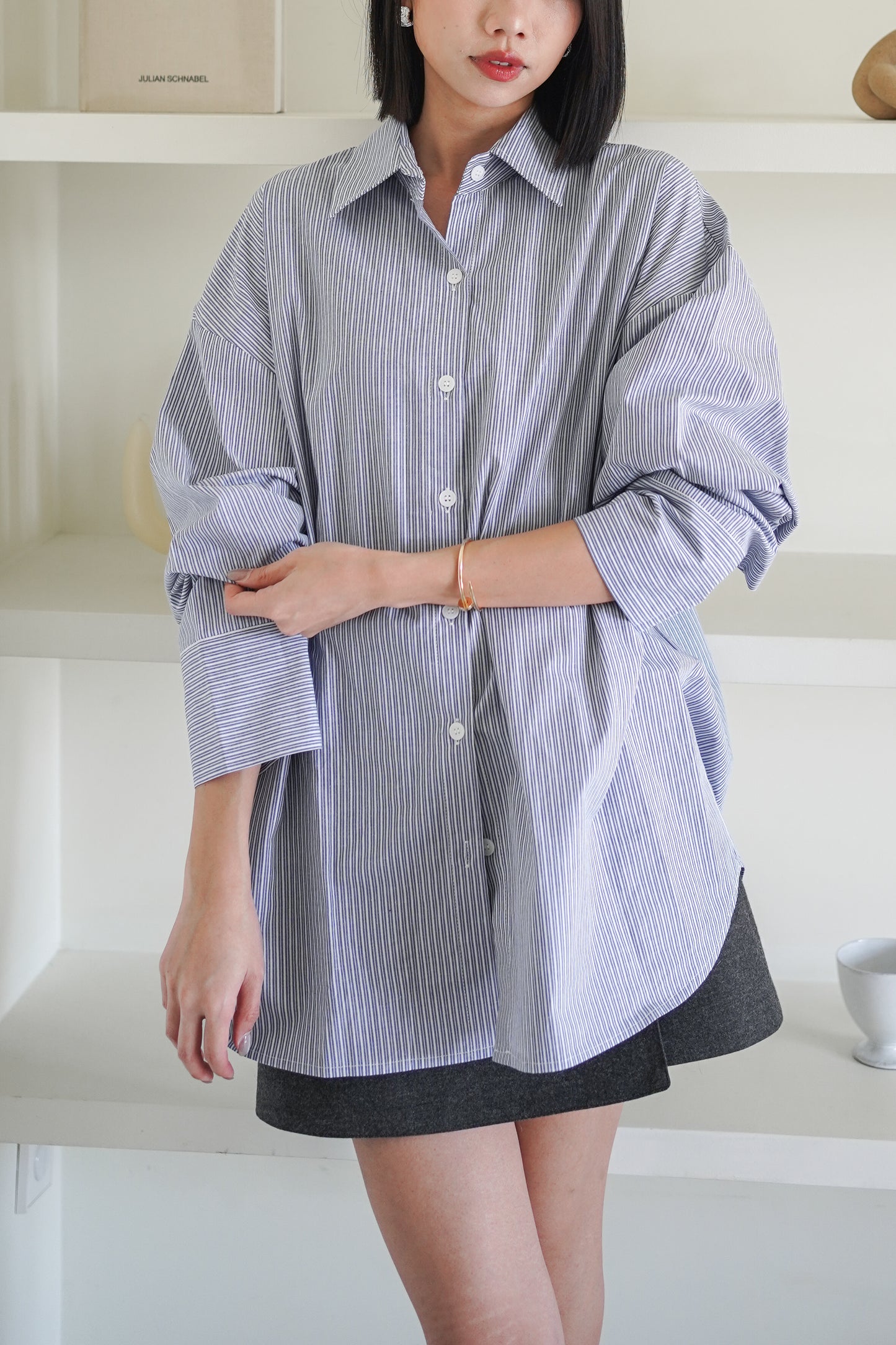 Oversize Striped Shirt