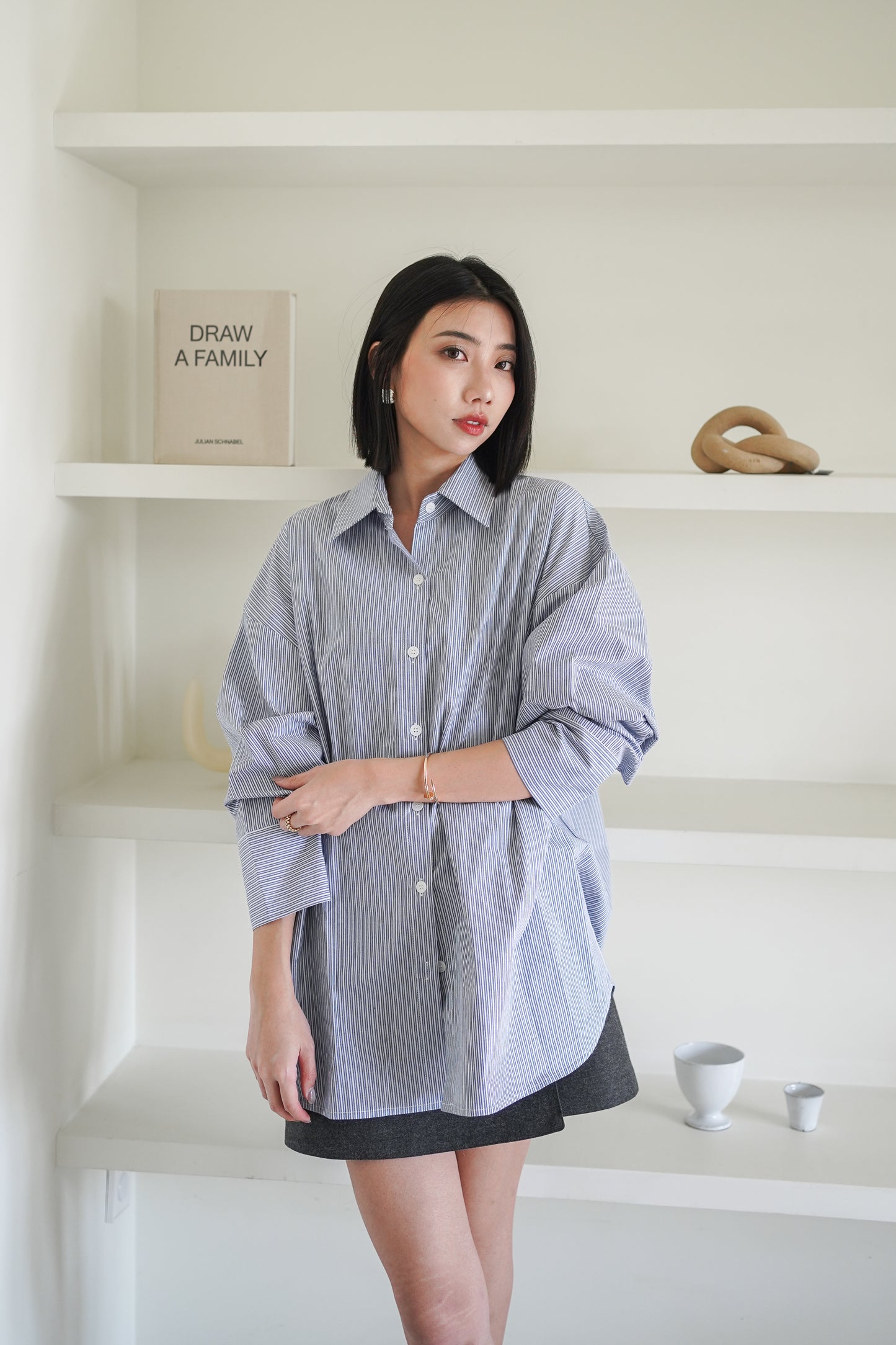 Oversize Striped Shirt