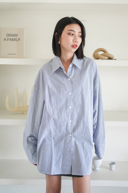 𝙎𝙖𝙡𝙚❣️ Oversize Striped Shirt