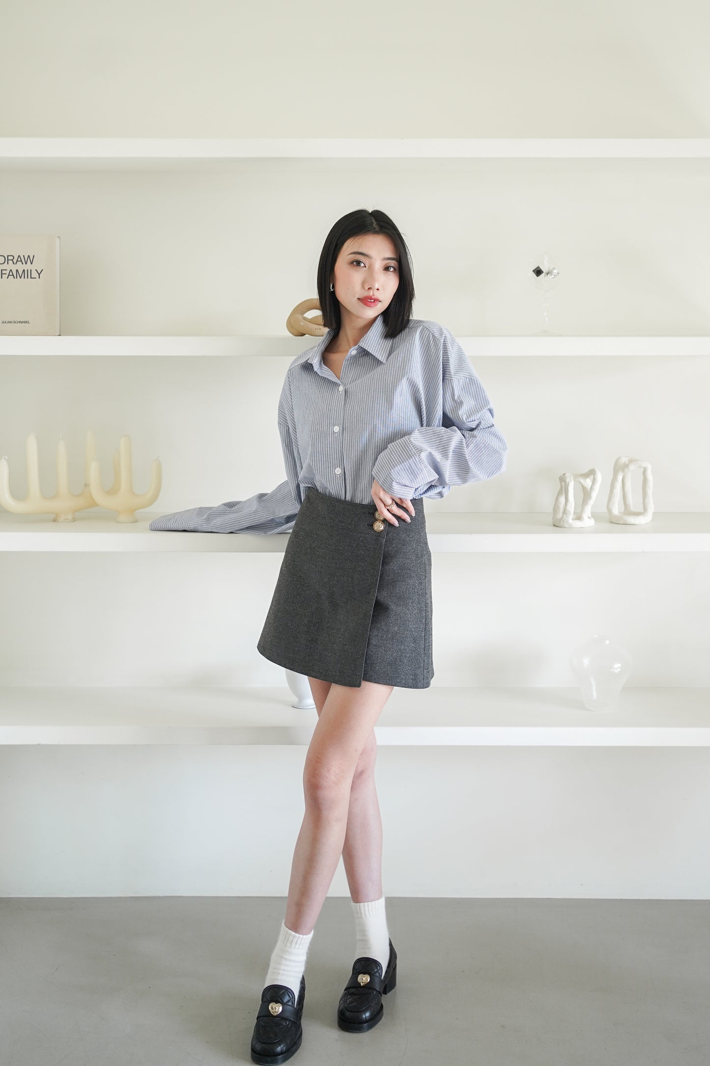 Oversize Striped Shirt