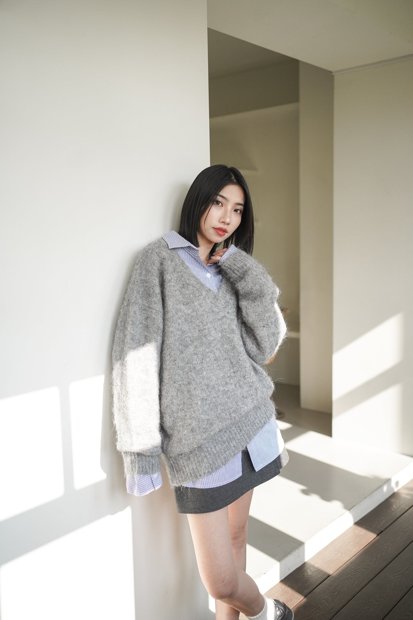 Oversize Striped Shirt
