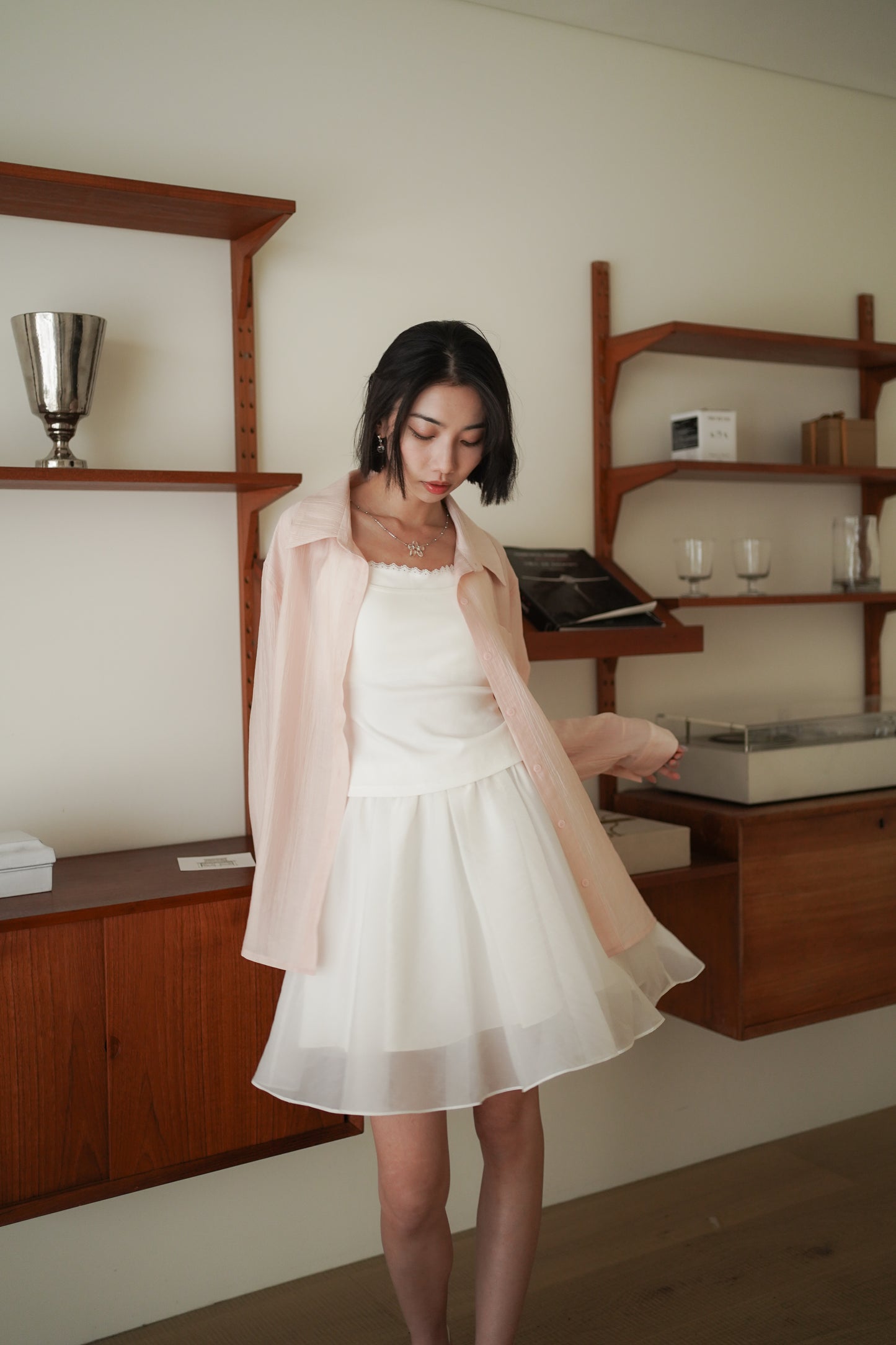 𝐌𝐚𝐲🇰🇷 【高級天絲】Tencil Flowing Shirt