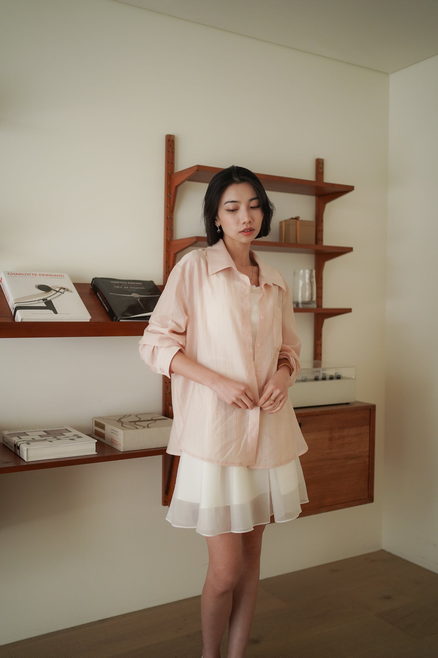 𝐌𝐚𝐲🇰🇷 【高級天絲】Tencil Flowing Shirt
