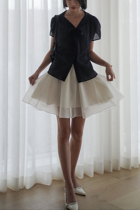 𝐌𝐚𝐲【皇牌推薦】Knee-Length Sheer Skirt