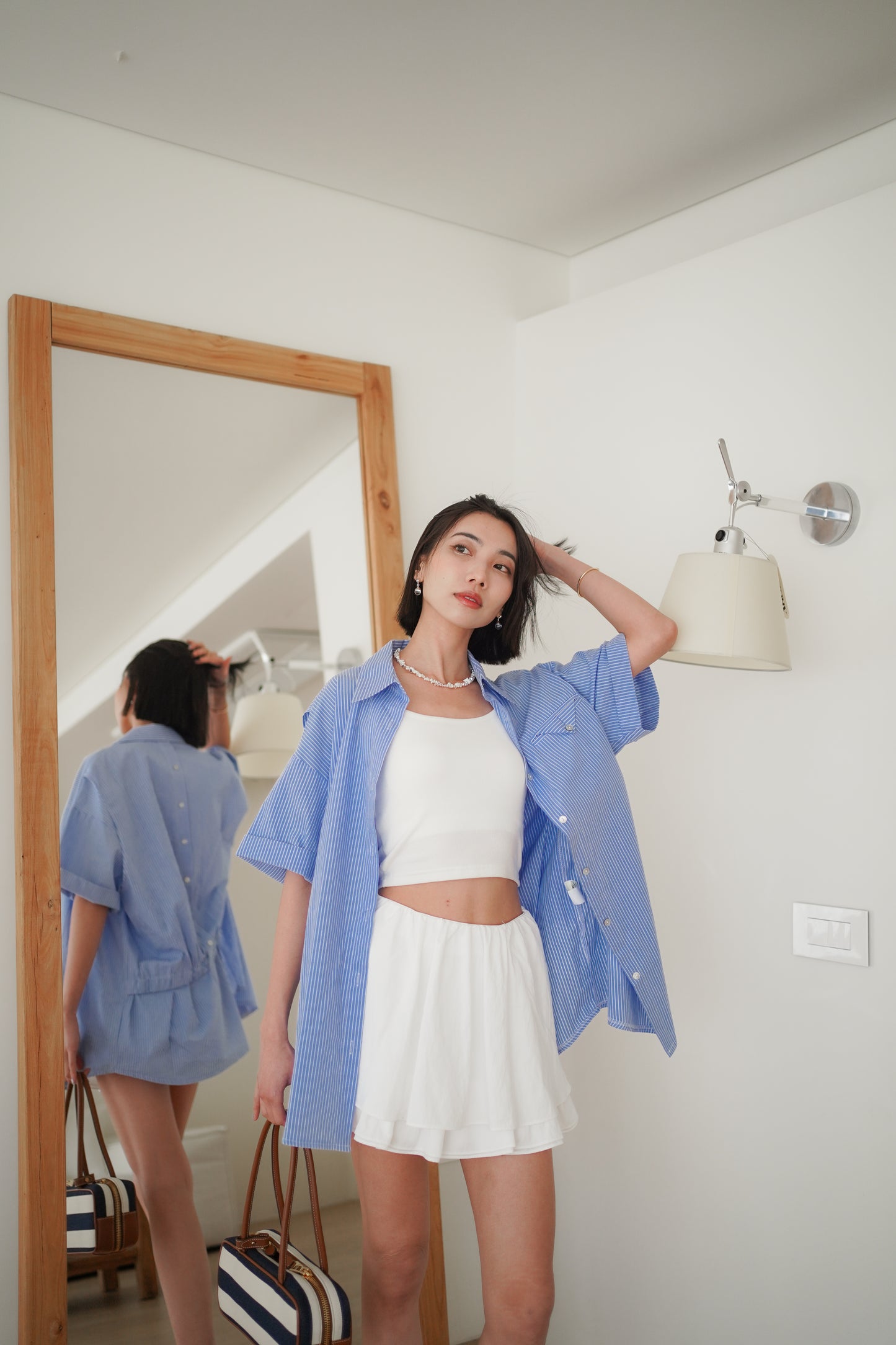 𝐌𝐚𝐲🇰🇷 【百搭裙褲】Mini Flare Skort
