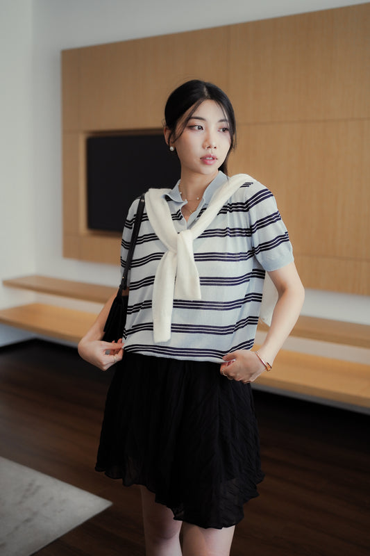 𝐀𝐩𝐫✨ Soft Line Polo