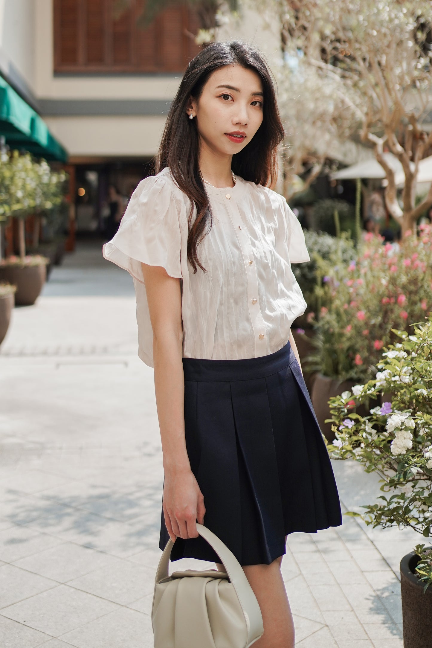 𝐉𝐮𝐥 Ripple Ruffle Blouse 〖Re-Edition〗