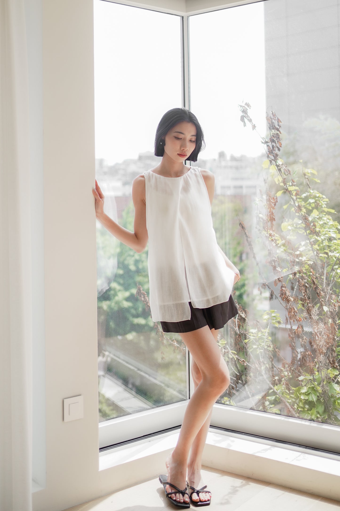 【知性浪漫】 Layered Vest & Sheer Skirt Set✨Best套裝【原價$1090】