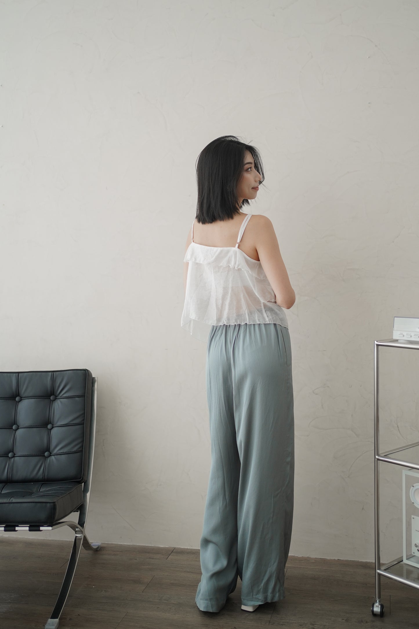 𝐀𝐮𝐭 Fleur Ruffle Cami
