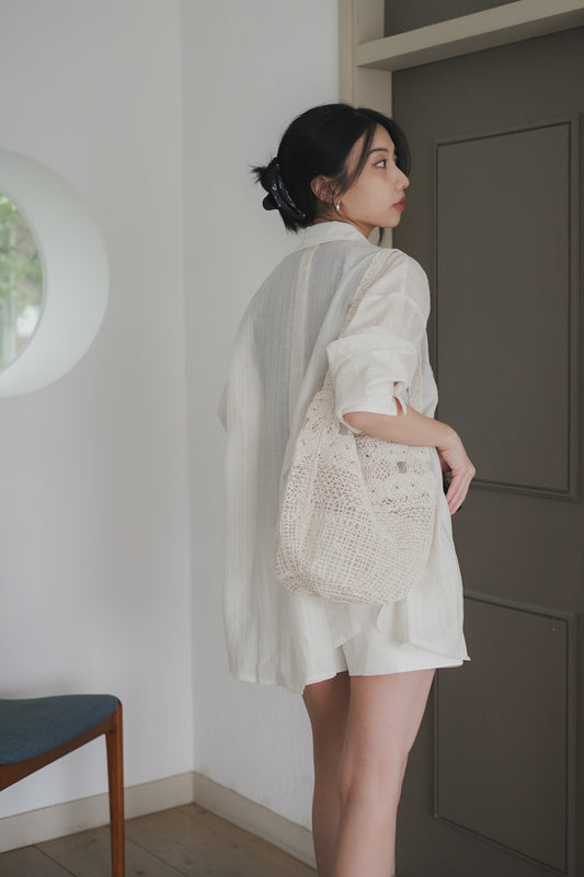 𝐌𝐚𝐲 〖日常免熨〗Lazy Summer Stripe Shirtᵇᵉˢᵗ ⁱᵗᵉᵐ