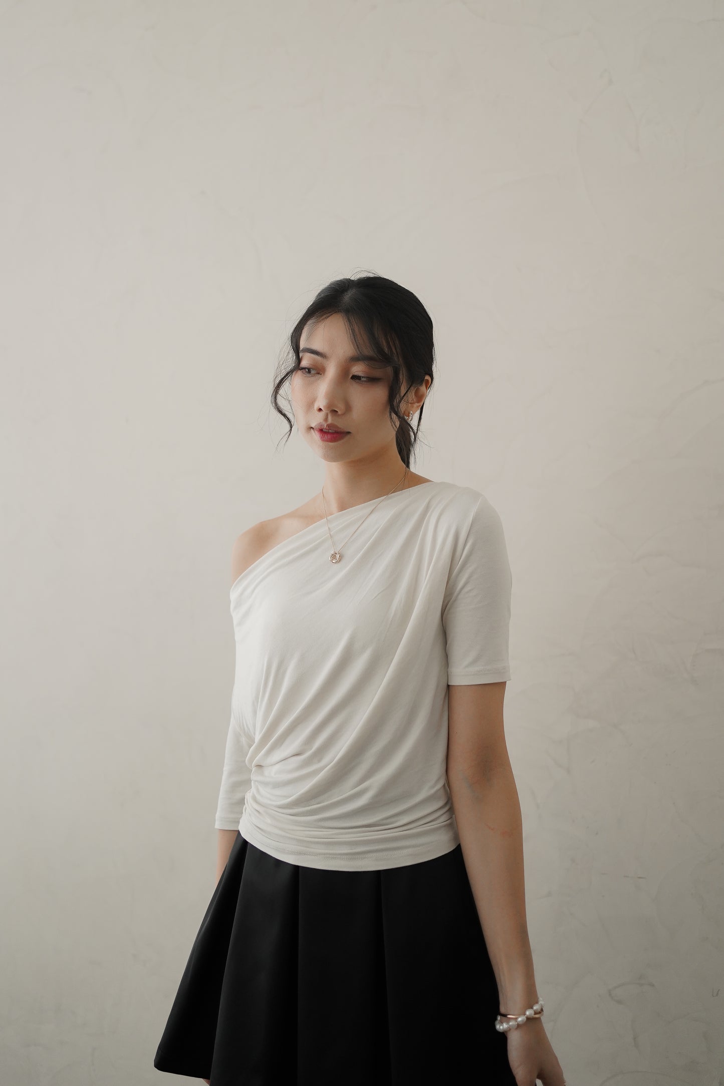 𝐀𝐮𝐭 【Kedi Made】 Lunare Drape Top