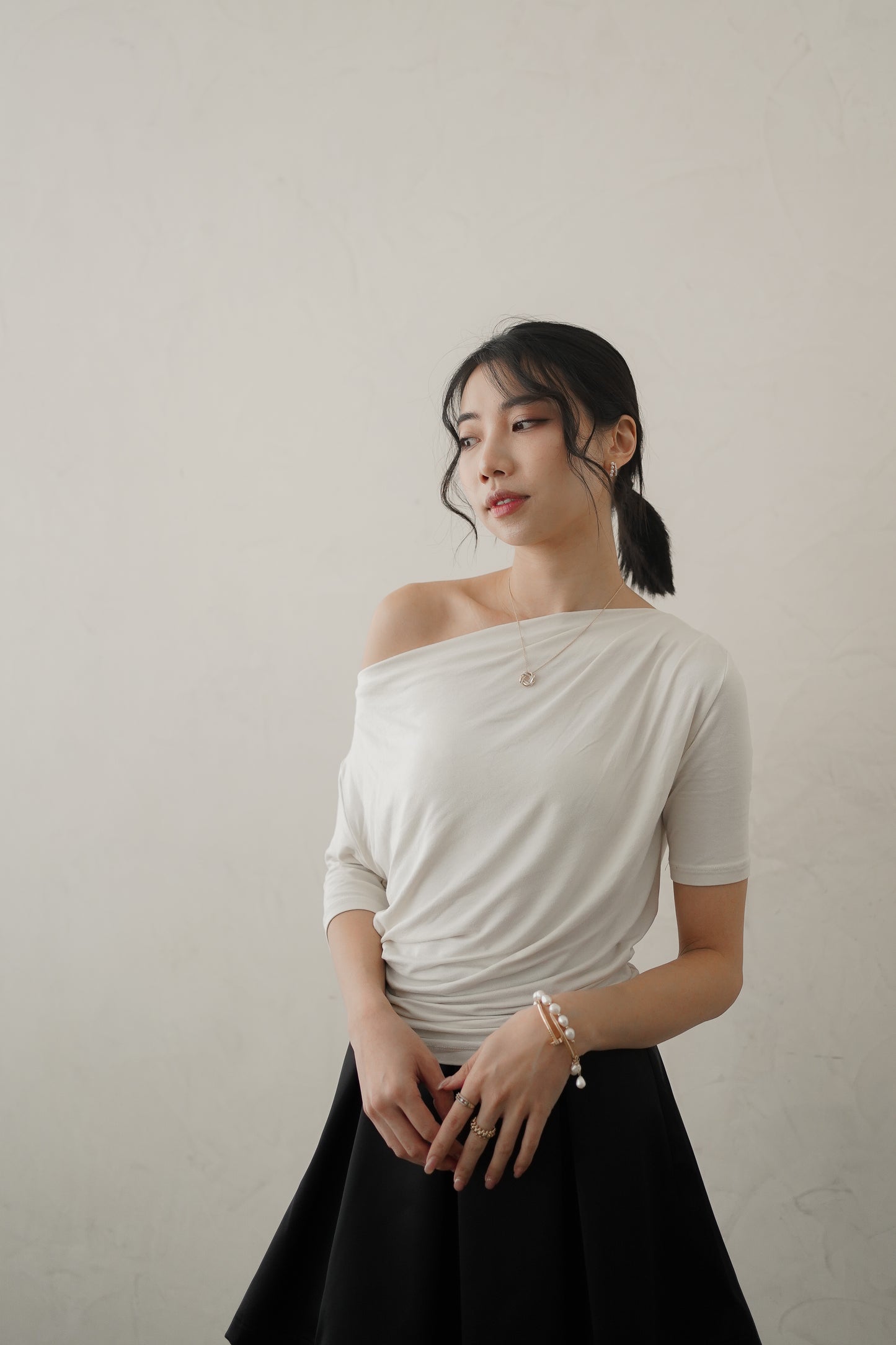 𝐀𝐮𝐭 【Kedi Made】 Lunare Drape Top