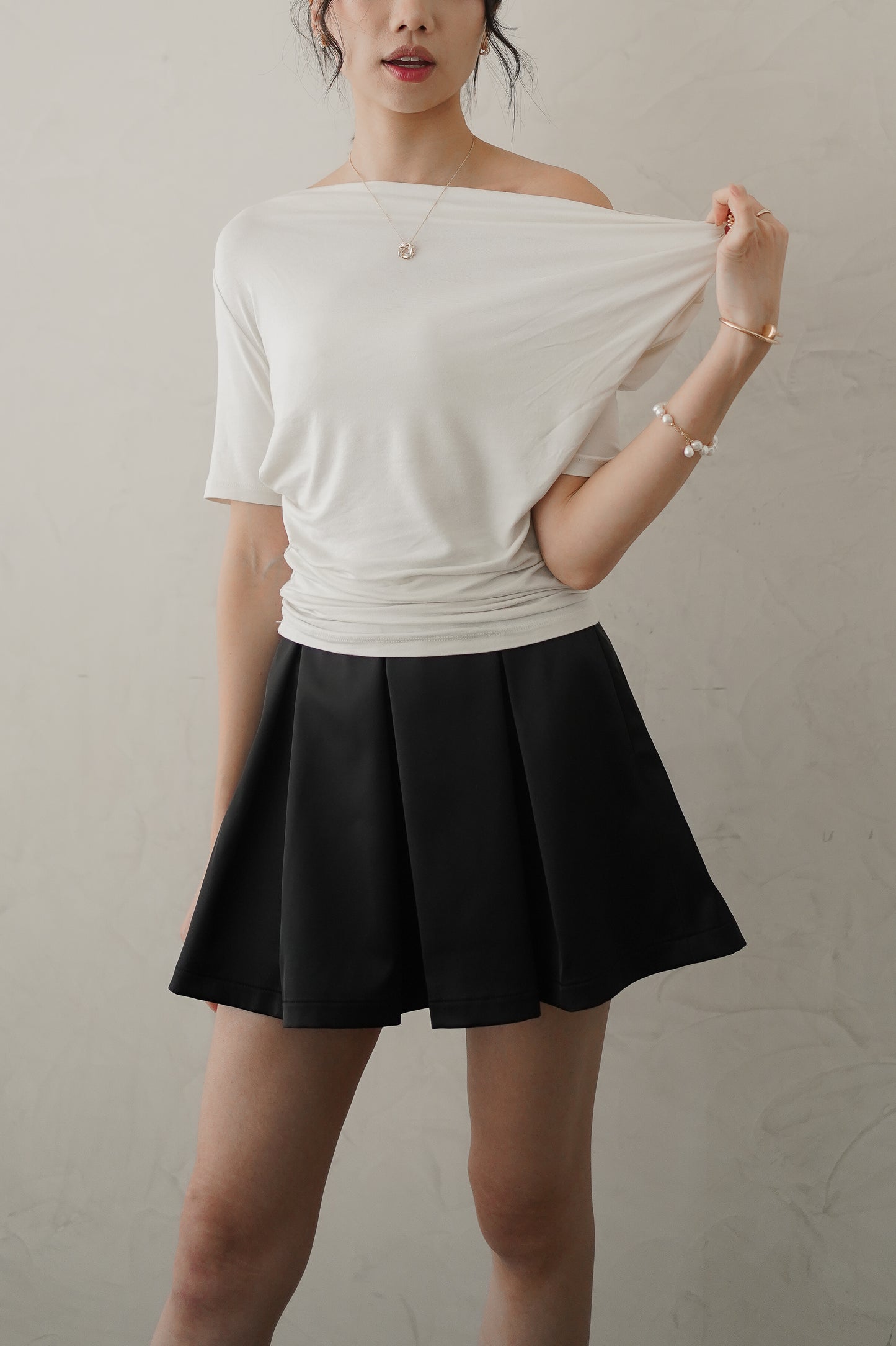 𝐀𝐮𝐭 【Kedi Made】 Lunare Drape Top