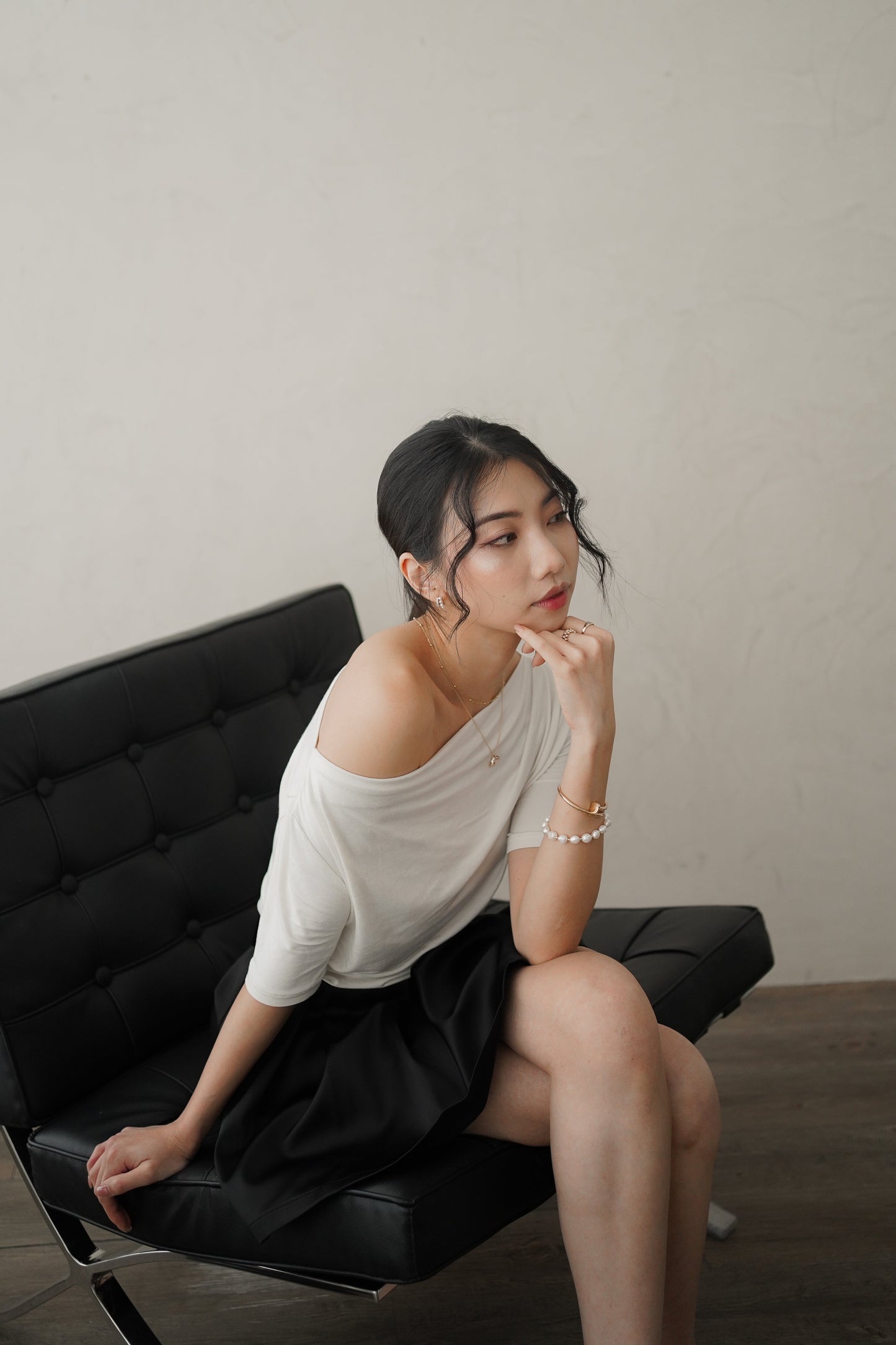 𝐀𝐮𝐭 【Kedi Made】 Lunare Drape Top