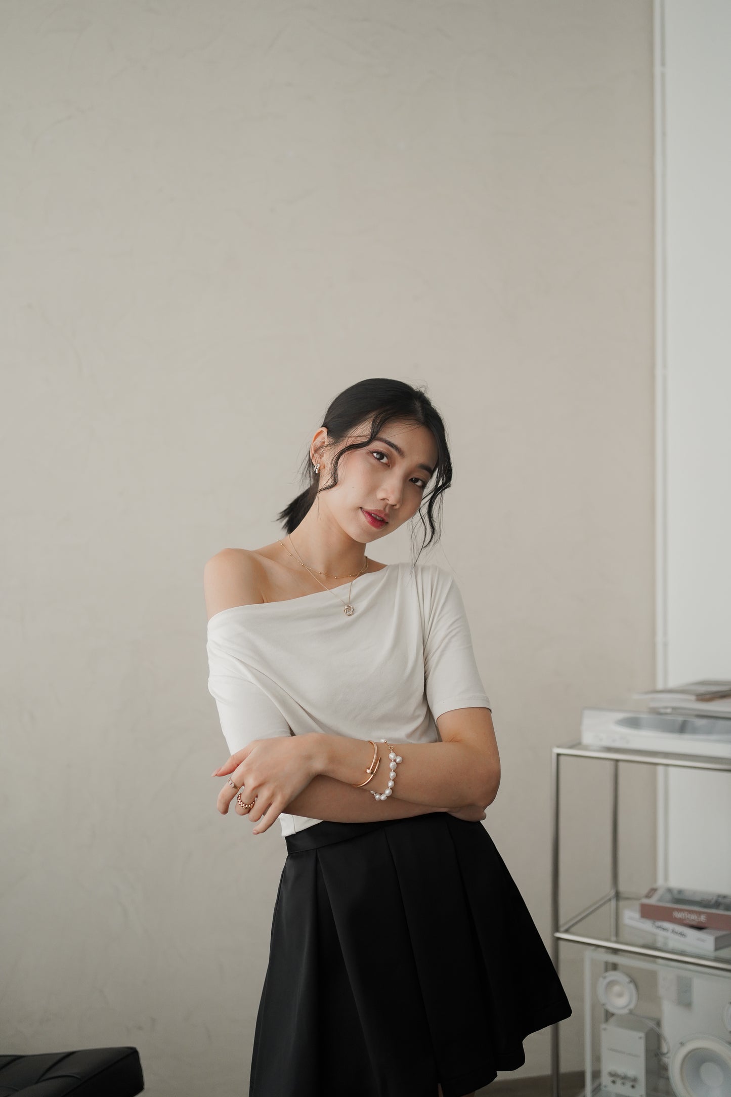 𝐀𝐮𝐭 【Kedi Made】 Lunare Drape Top