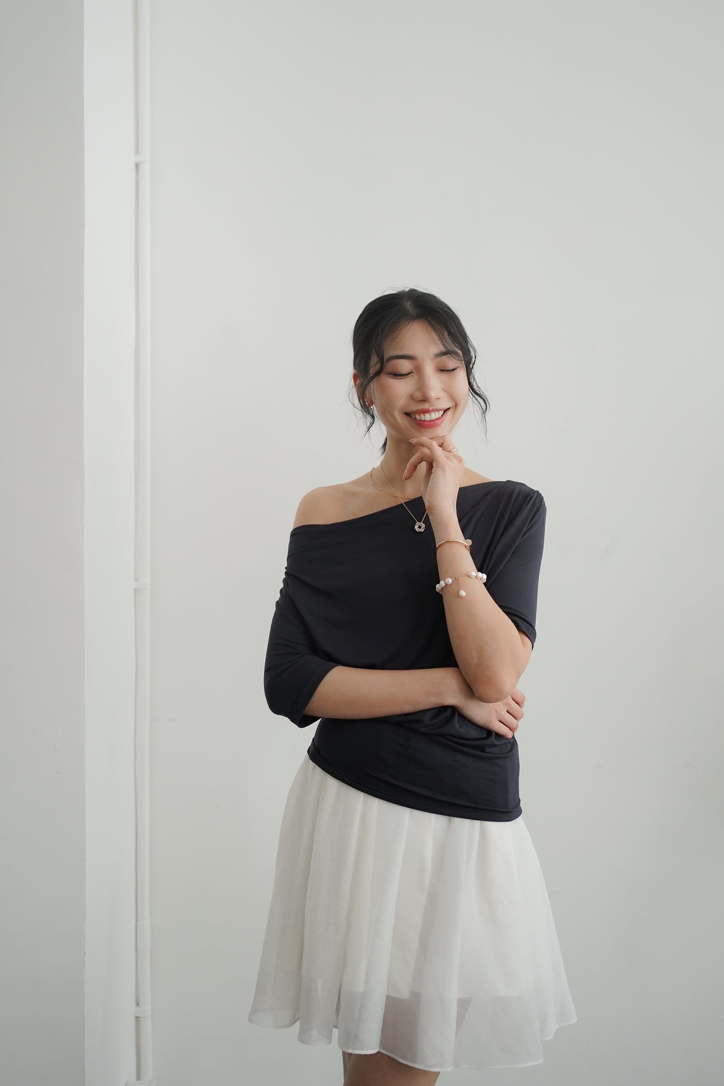 𝐀𝐮𝐭 【Kedi Made】 Lunare Drape Top