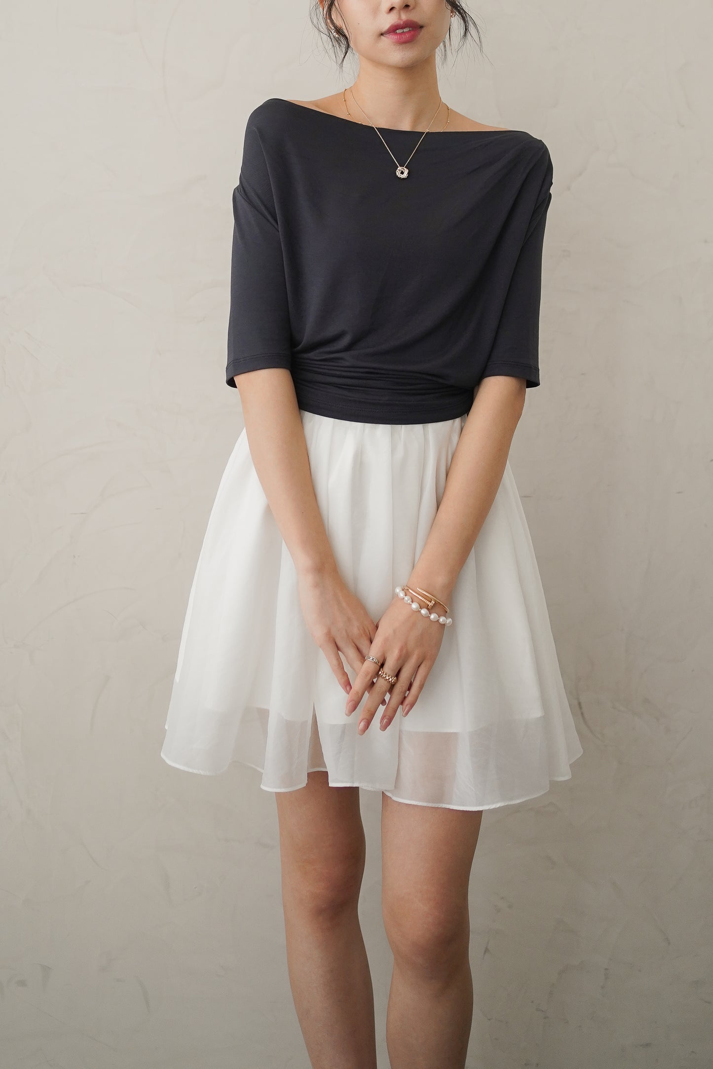 𝐀𝐮𝐭 【Kedi Made】 Lunare Drape Top