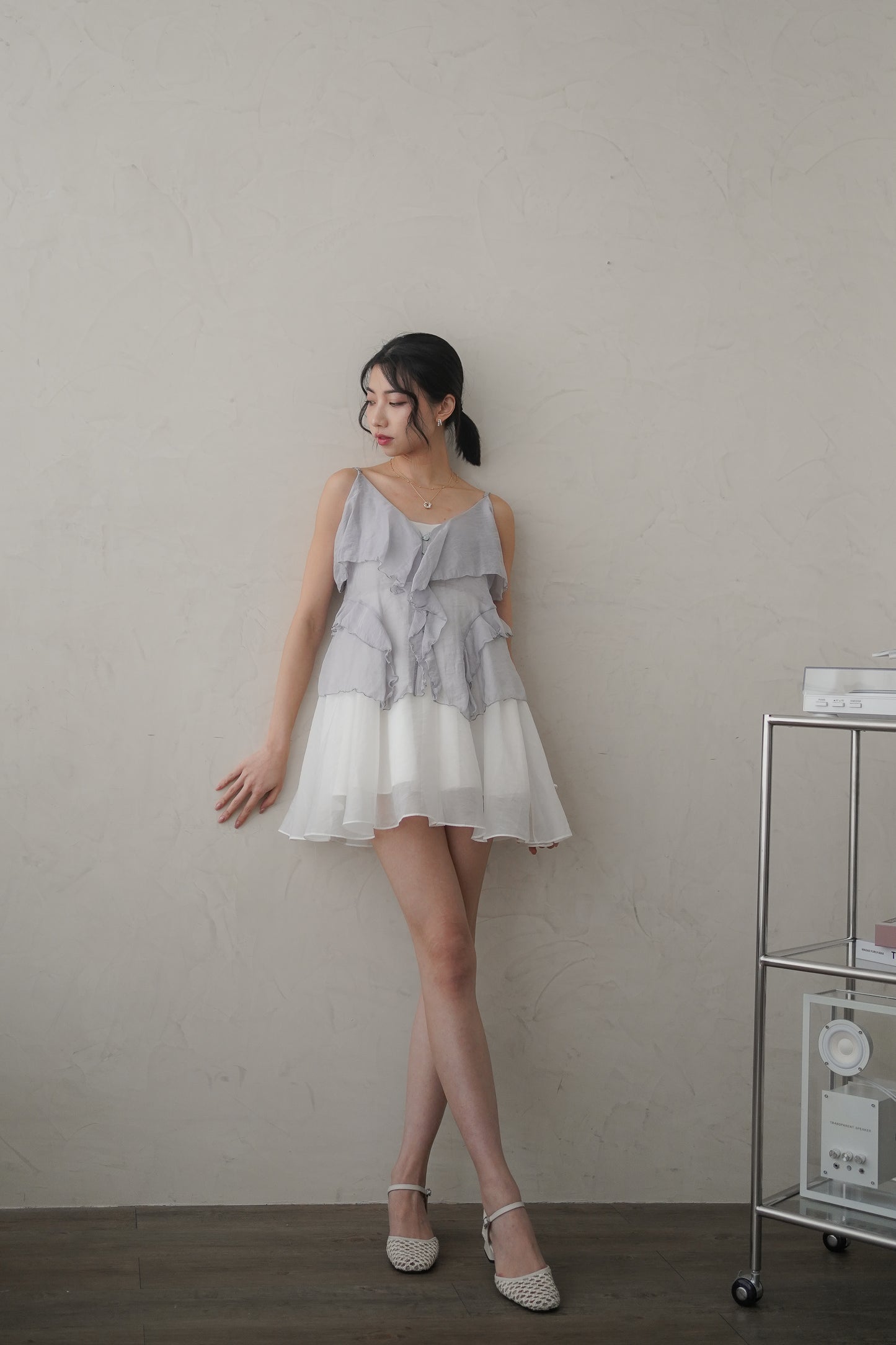 𝐀𝐮𝐭 Fleur Ruffle Cami