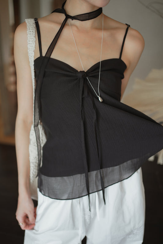 ᴊᴜʟ ꜱᴀʟᴇ【優雅氣質款】Dusk Tie Top