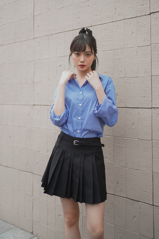 Low-rise Mini Pleated Skort