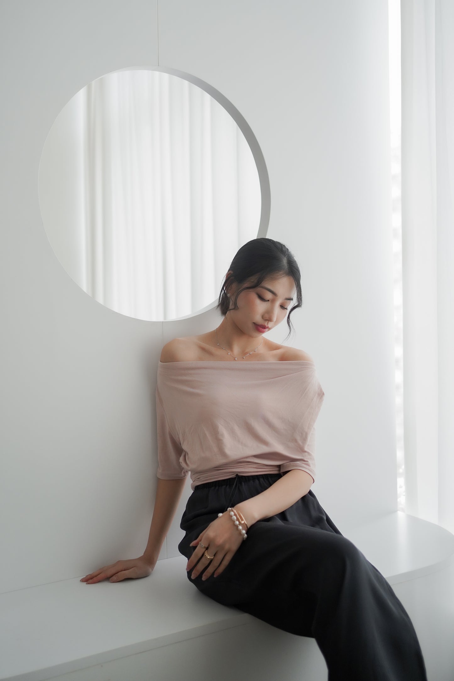 𝐀𝐮𝐭 【Kedi Made】 Lunare Drape Top