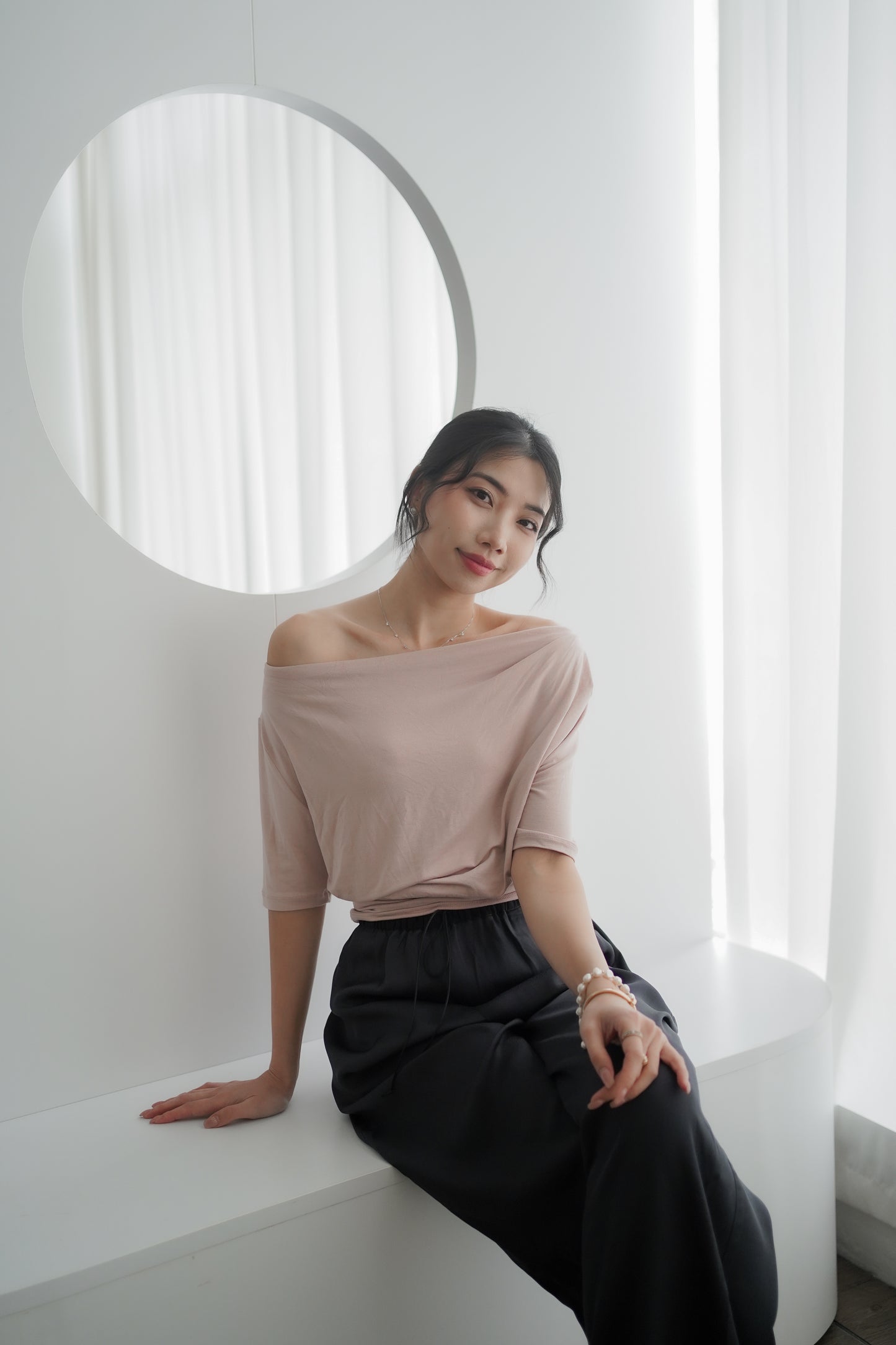 𝐀𝐮𝐭 【Kedi Made】 Lunare Drape Top