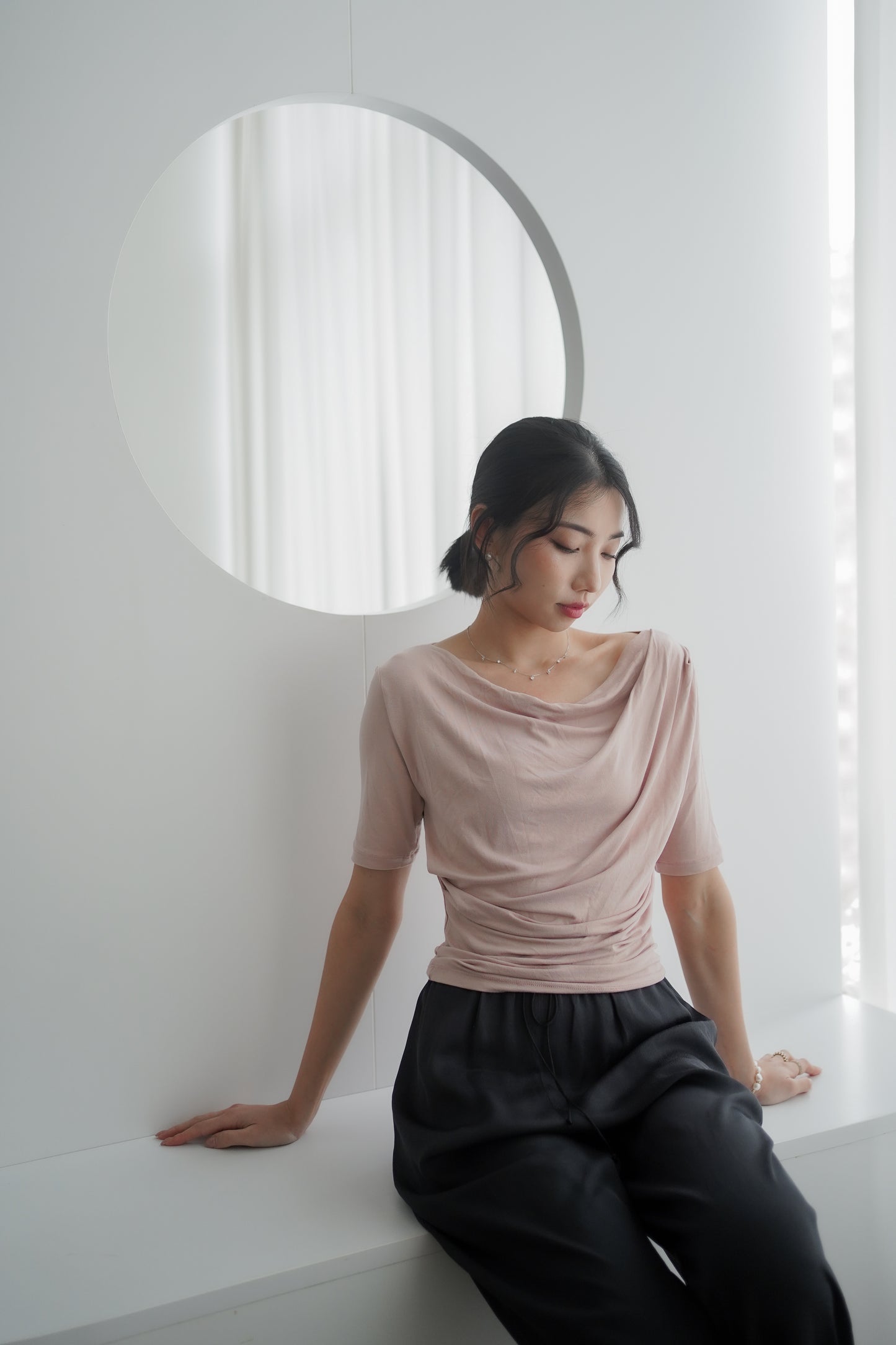 𝐀𝐮𝐭 【Kedi Made】 Lunare Drape Top