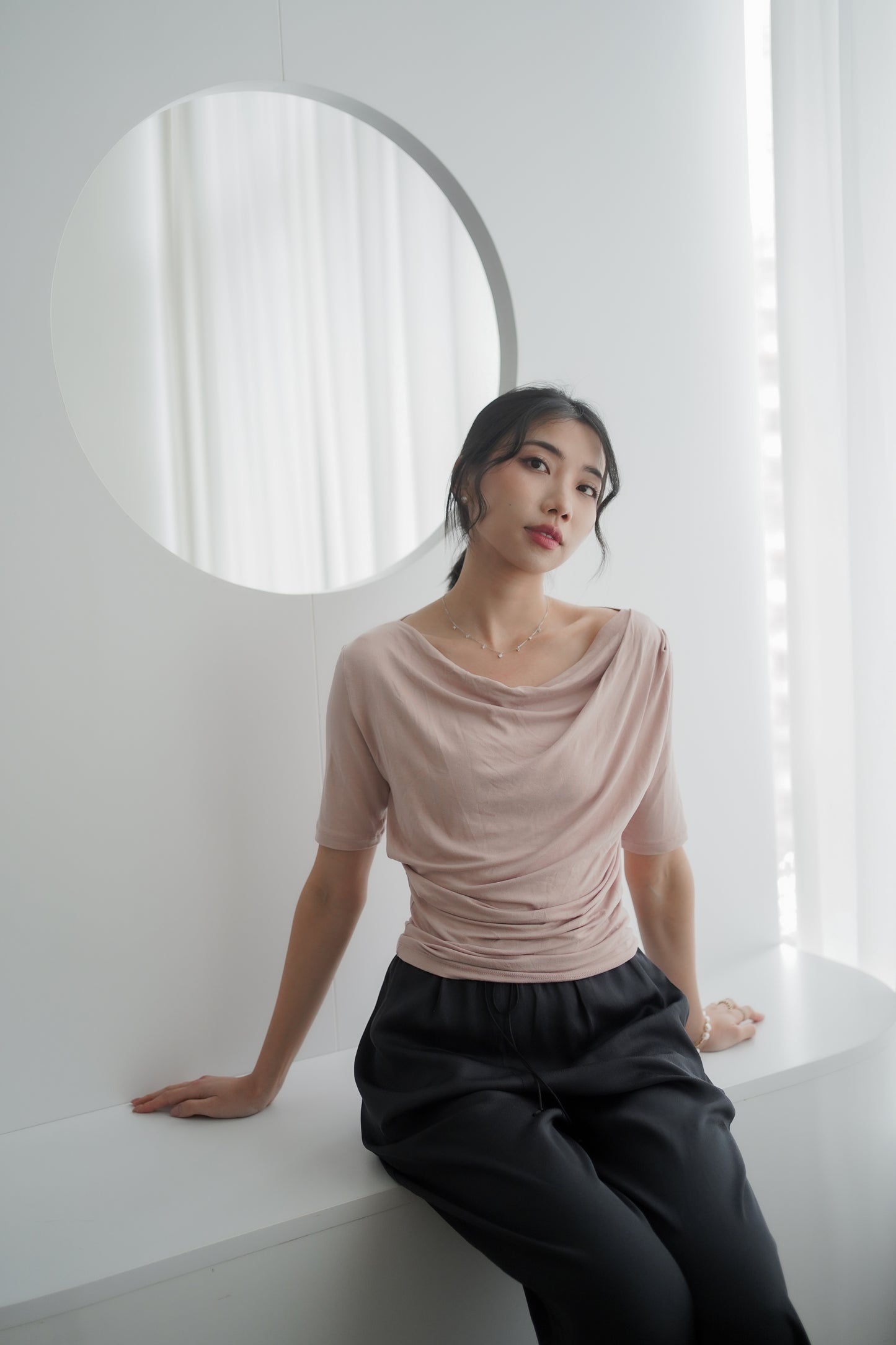 𝐀𝐮𝐭 【Kedi Made】 Lunare Drape Top
