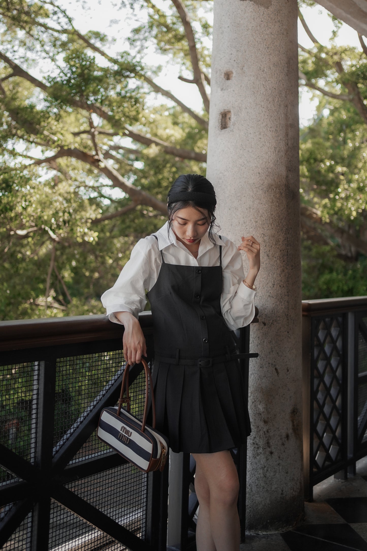 𝐀𝐮𝐭 Belted Pleats Dress