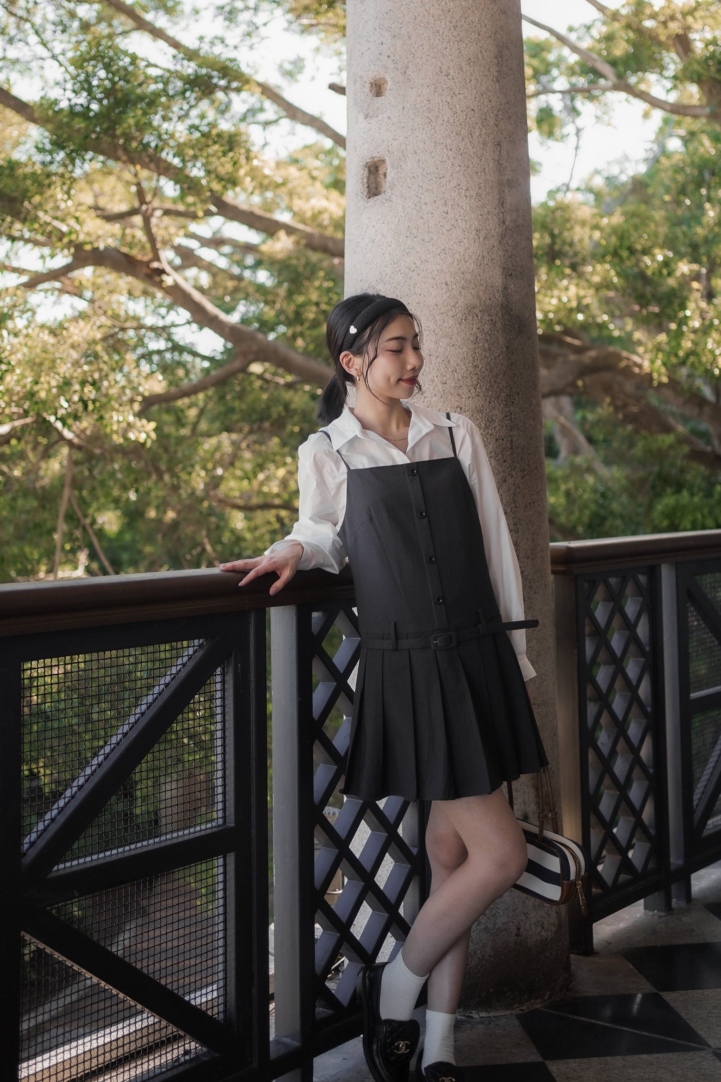 𝐀𝐮𝐭 Belted Pleats Dress