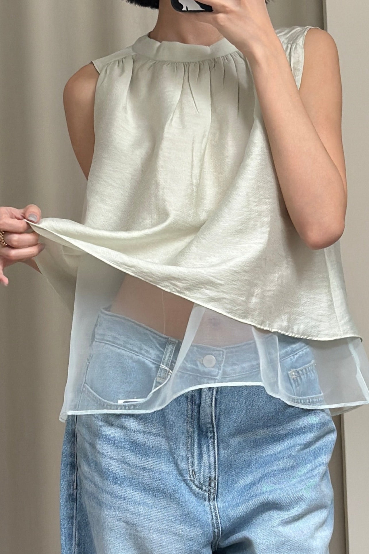 ℰ́𝓉ℯ́ Layered Veil Top ᵇᵉˢᵗ ⁱᵗᵉᵐ