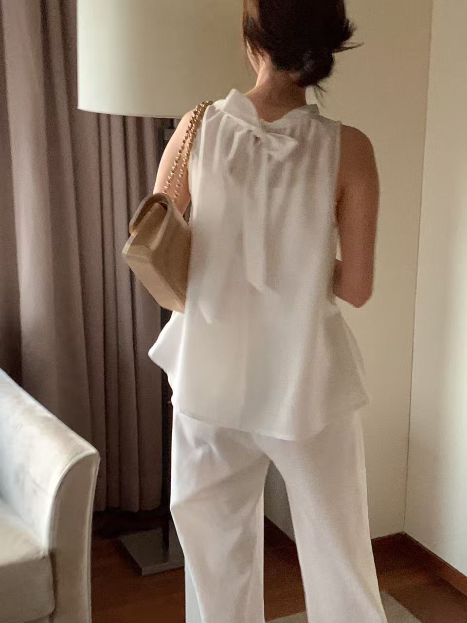 𝐊𝐞𝐝𝐢 𝐒𝐒 Linen Ribbon Vest