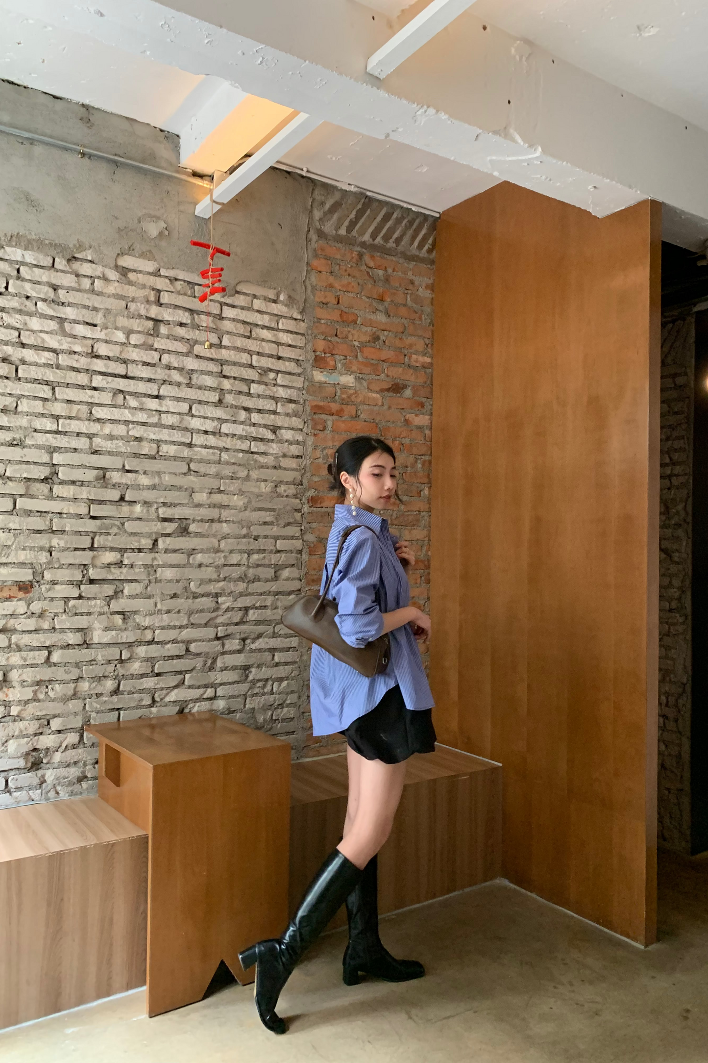 𝐒𝐞𝐩🇰🇷 Stripe Essential Shirt【免熨自然直!】