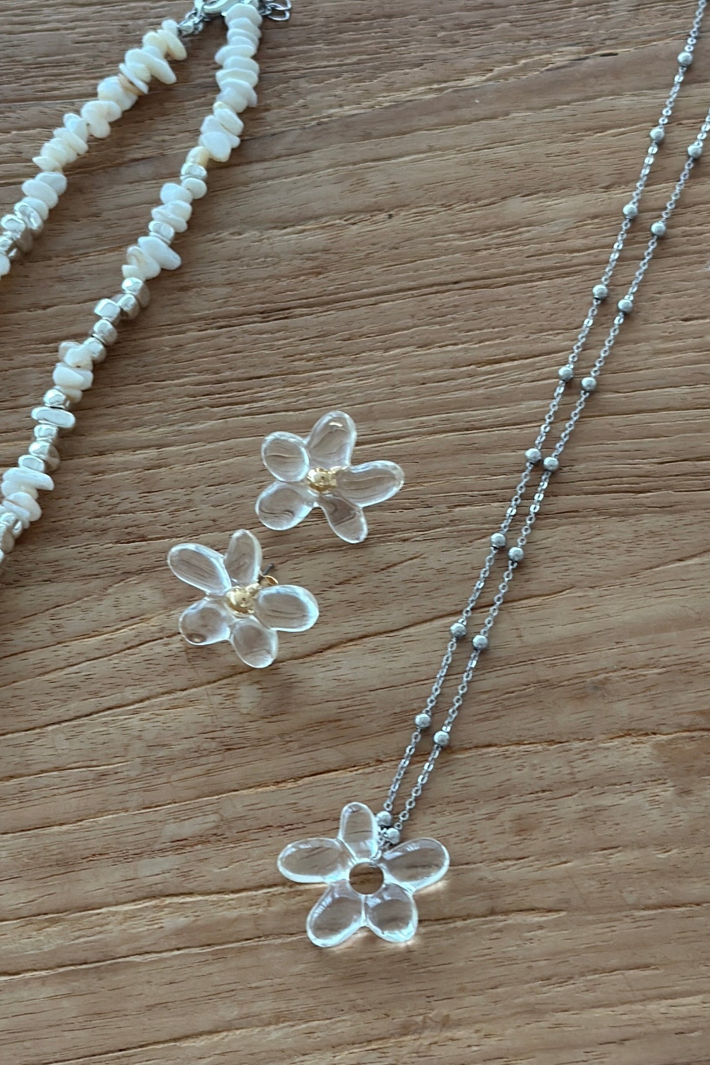 𝐌𝐚𝐲🇰🇷 【夏日設計感!】Acrylic Floral Vacation Set