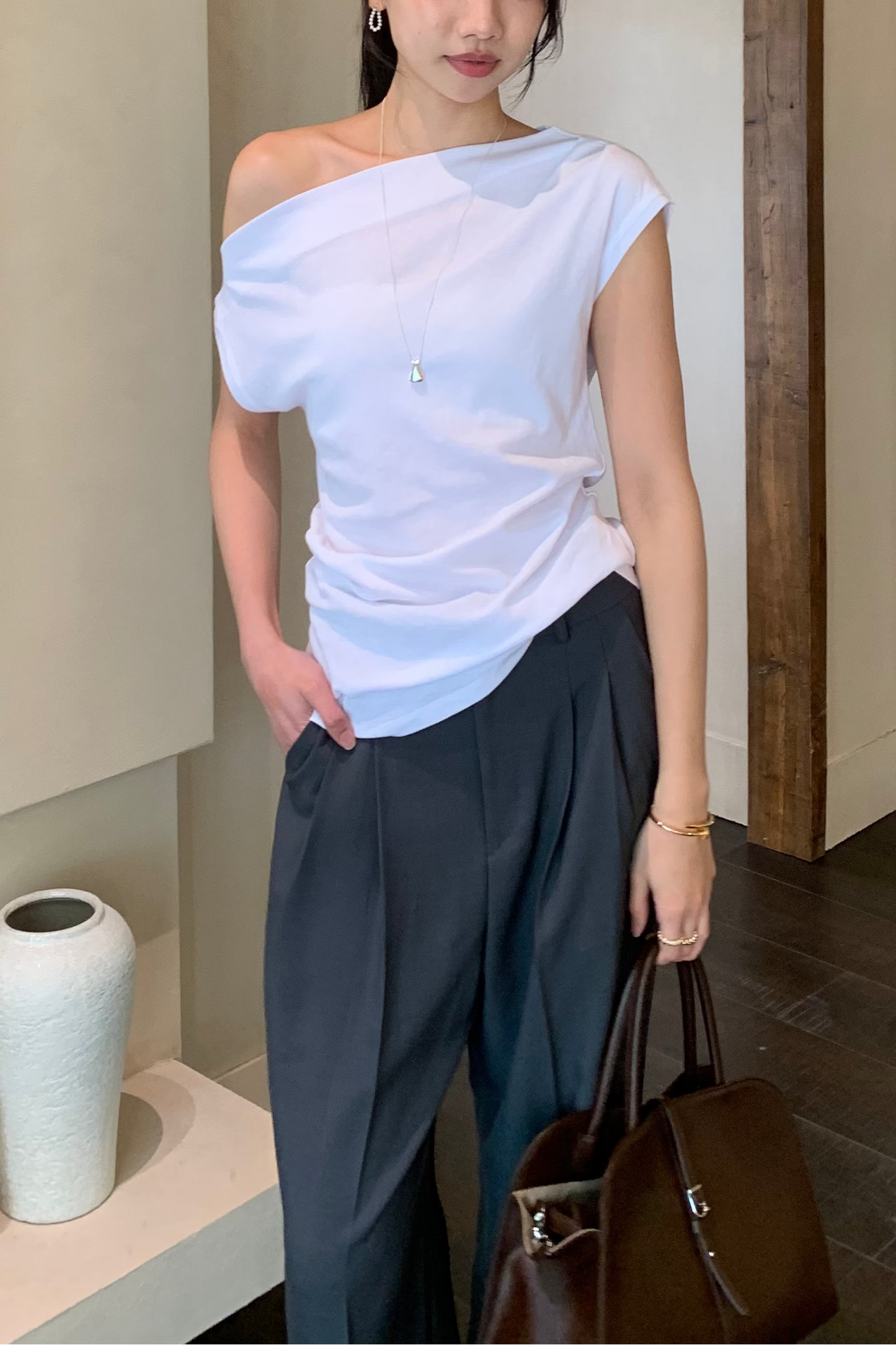 𝐉𝐮𝐧 【夏日百搭款】 Soft Angle Top