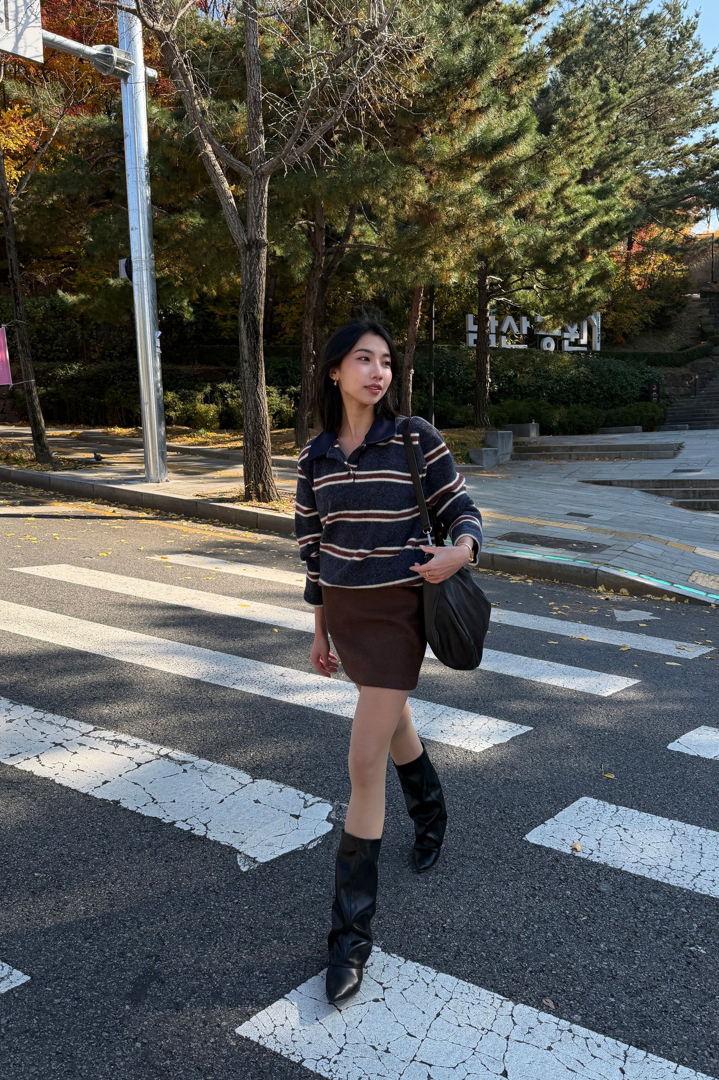 𝐍𝐨𝐯🇰🇷 Soft Wool Blend Polo Knit