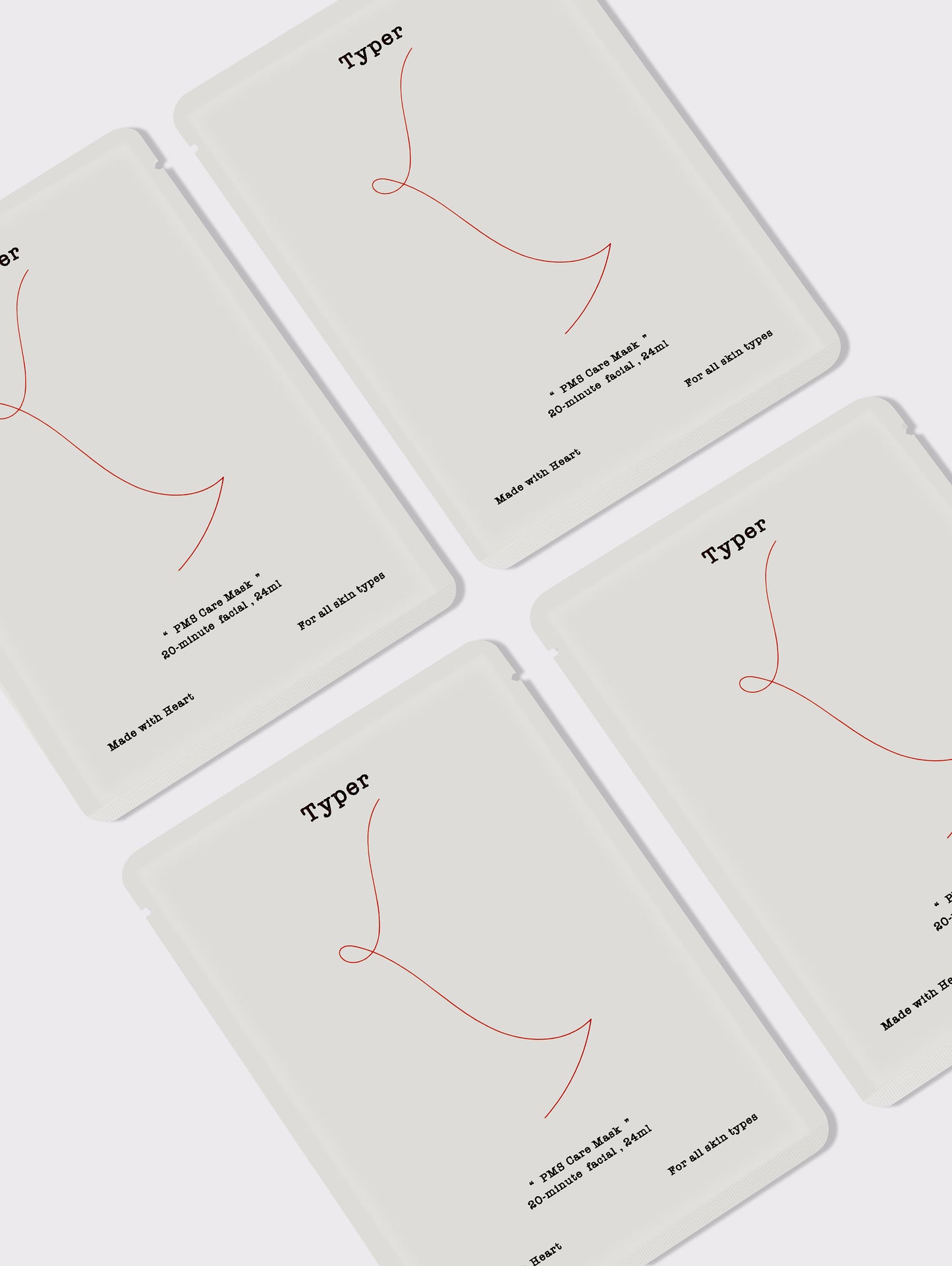 【Typer】 PMS Care Mask 1box/4pcs